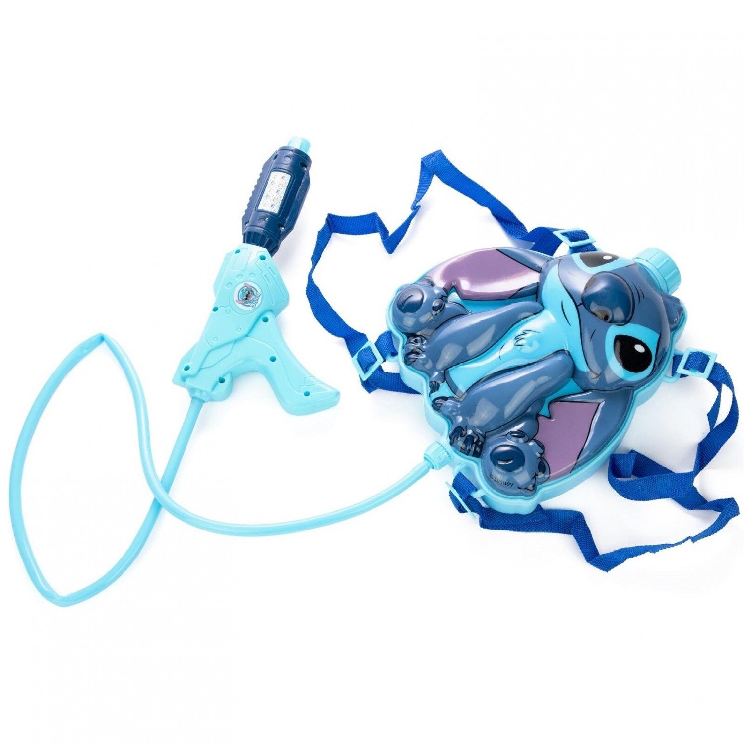 Lilo & Stitch Wasserpistole Lilo & Stitch Wasserpistole Rucksack-Chase Schultergurt blau