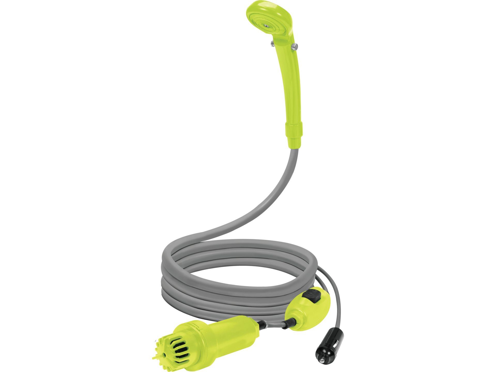 Lund Gartenpumpe Mobiler Camping-Duschset 10 l/min mit Elektropumpe
