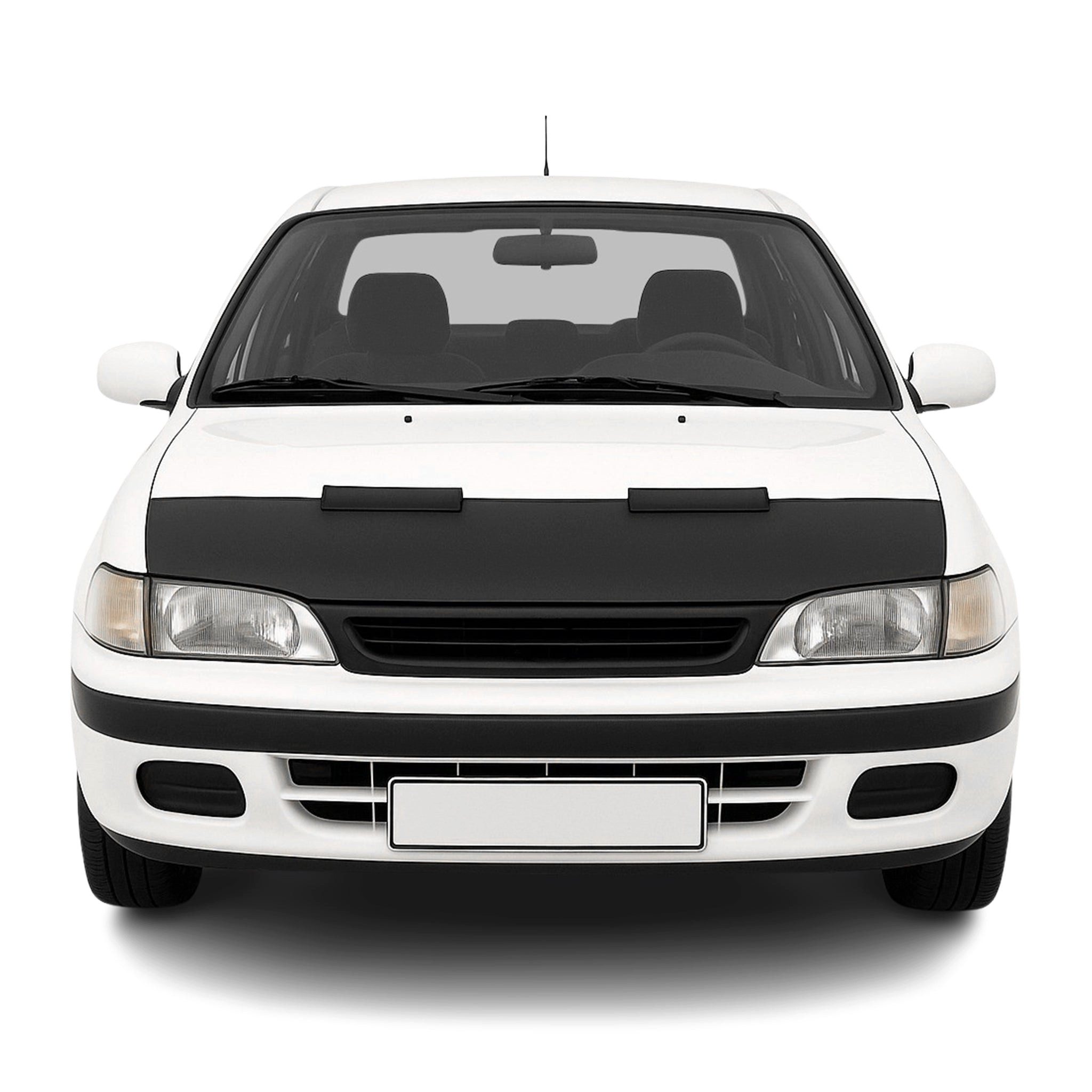 OMAC Frontstoßstange Haubenbra für Toyota Corolla E100 92-97 Schwarz Halb, 1-St., Haltbar