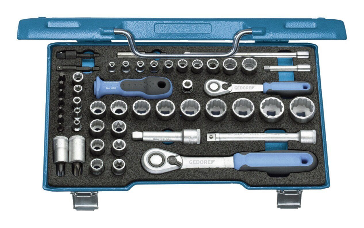 Steckschlüsselgarnitur 50tlg. 1/4+3/8" Gedore D30 St), Steckschlüssel TX20U-20 (50