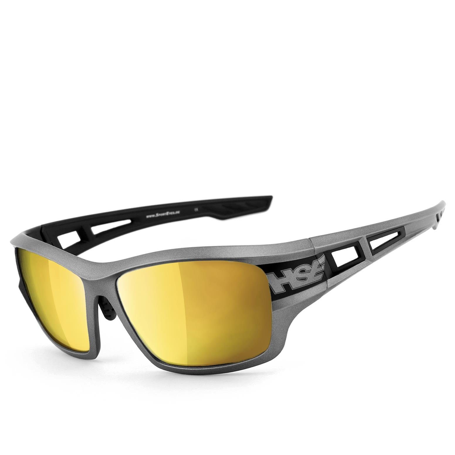 HSE - SportEyes Sportbrille 2095gm, Steinschlagbeständig durch Kunststoff-Sicherheitsglas
