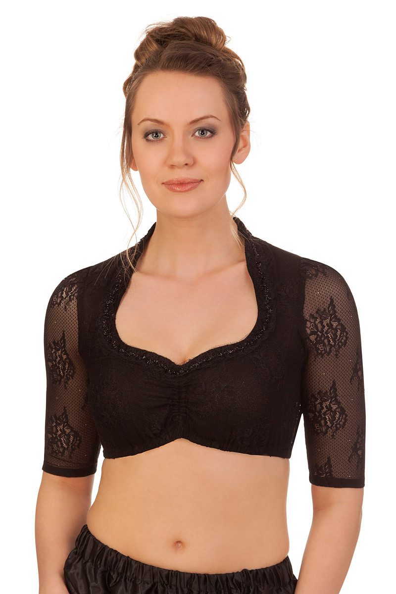 Dirndlbluse Dirndlbluse - AVA-CHRISTINA - schwarz