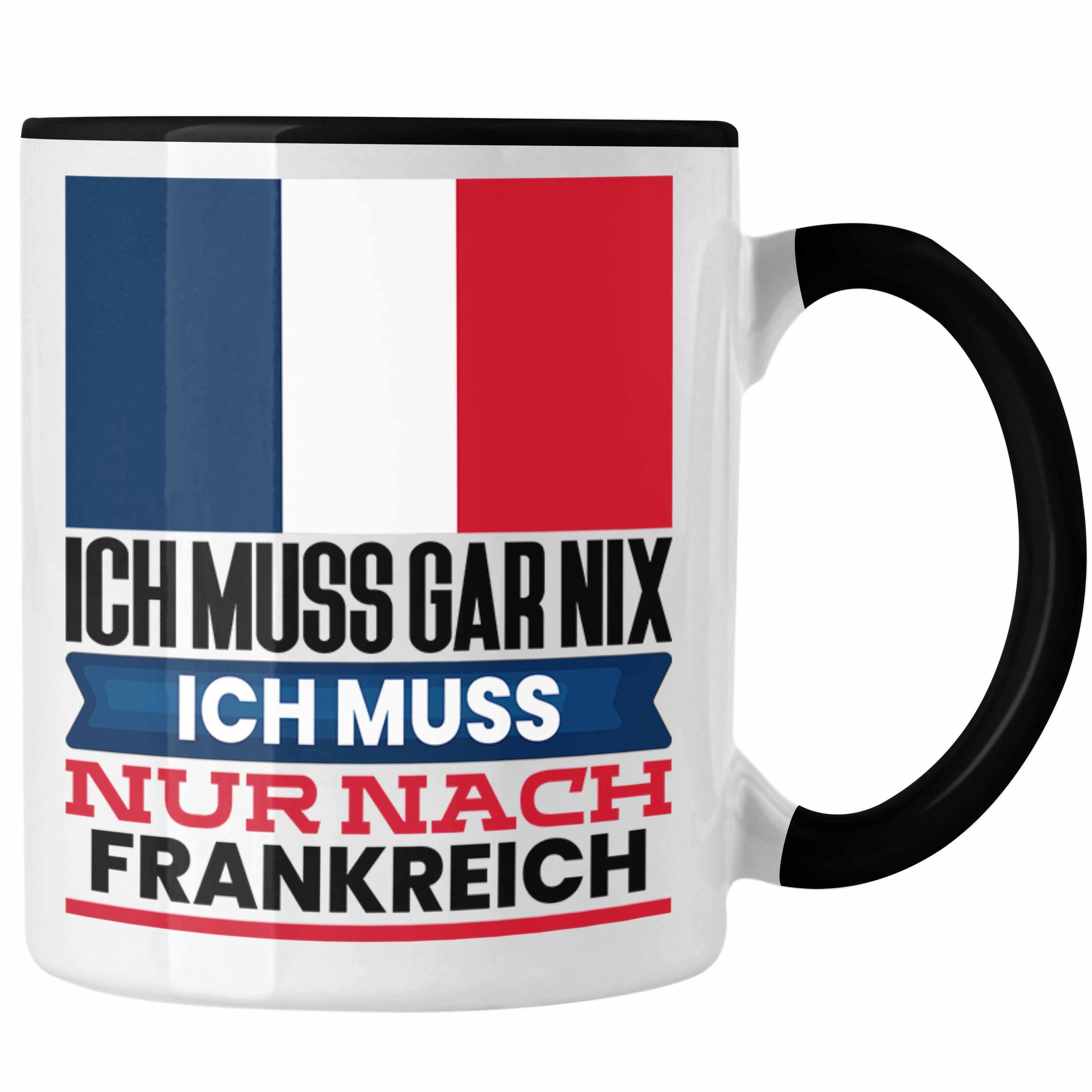 Trendation Tasse Frankreich Tasse Geschenk für Franzosen Geburtstag Urlaub Geschenkidee