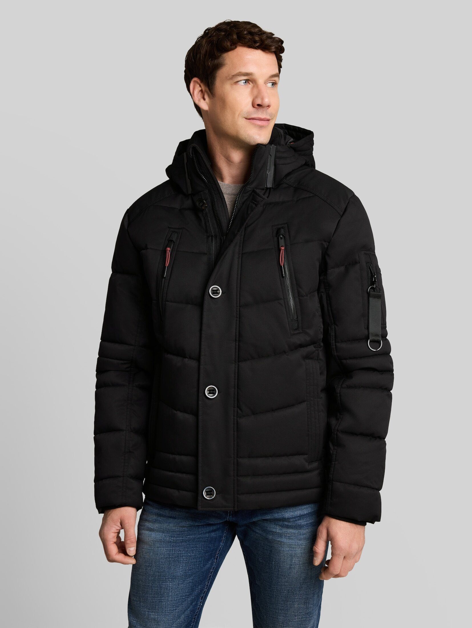 TOM TAILOR Winterjacke Jacken Puffer-Jacke mit abnehmbarer Kapuze