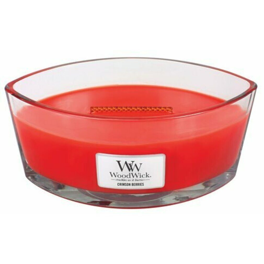 Woodwick Duftkerze Crimson Berries mit holzdocht (hearthwick) 453,6 g