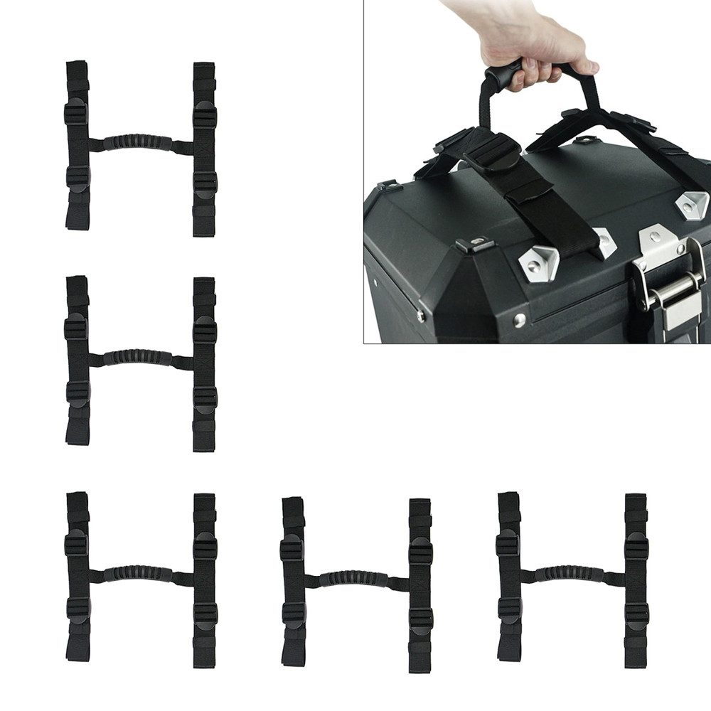 Bagtecs Koffer 5er-Set Tragegriff für Alukoffer und Aluminium Topcase Tragegurt # TG1