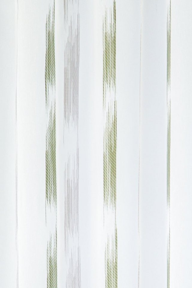 Gardine Steen, HOMING, verdeckte Schlaufen (1 St), transparent, Scherli,  Farbverlauf, Streifen, transparent, Wohnzimmer, transparente, leichte  Stoffe sind komplett lichtdurchlässig
