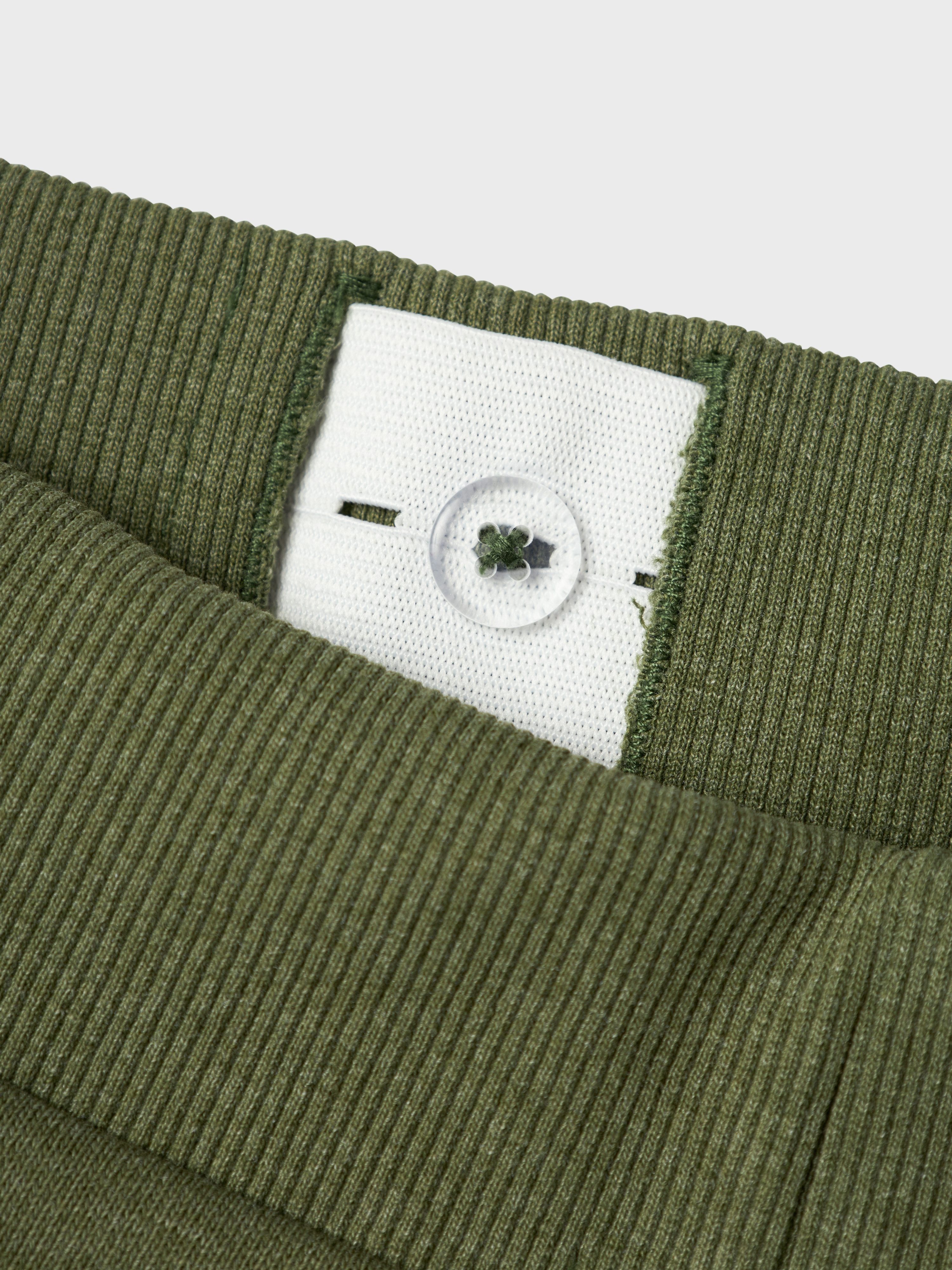 Name It Sweatshorts NKMVIMO SWE SHORTS BRU NOOS Baumwollmischung, Umschlagsaum, Reißverschlusstaschen