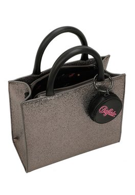 Buffalo Henkeltasche Big Boxy Glitter, mit angesagtem Metallic-Muster