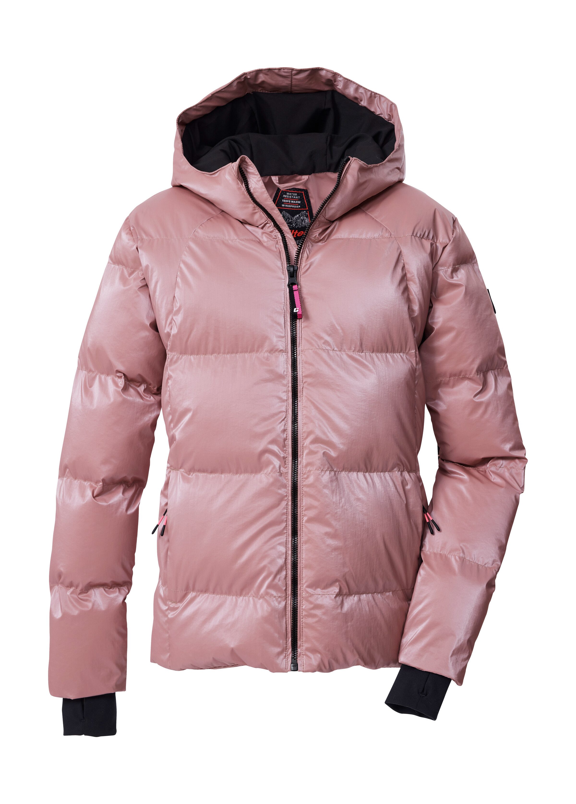 Killtec Steppjacke KSW 210 GRLS QLTD JCKT Metallische Optik, wasser- und windabweisend, Teflon EcoElite™