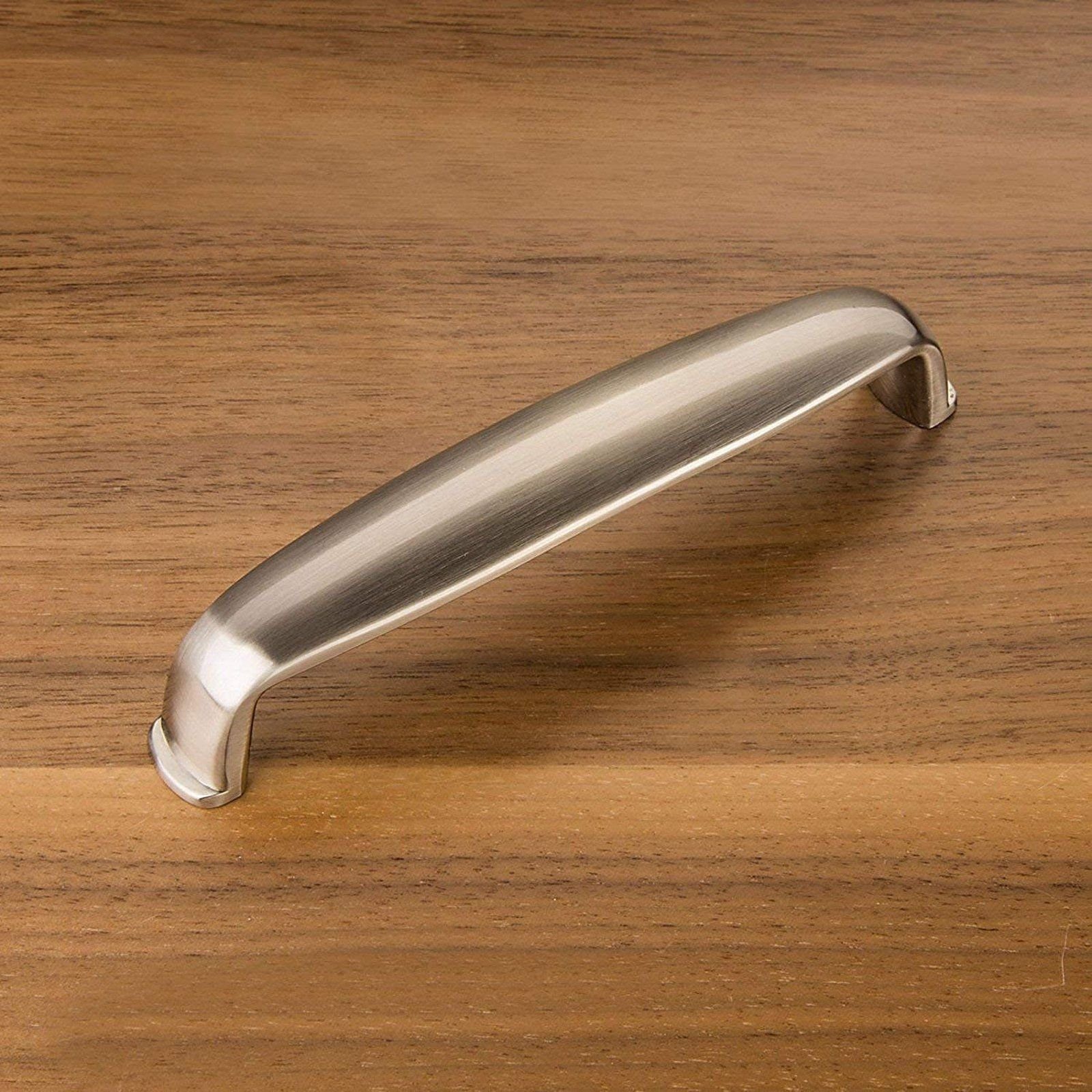 SO-TECH® Möbelgriff Bügelgriff DORON BA 128 mm Aluminium Edelstahloptik (1-St), inkl. Schrauben