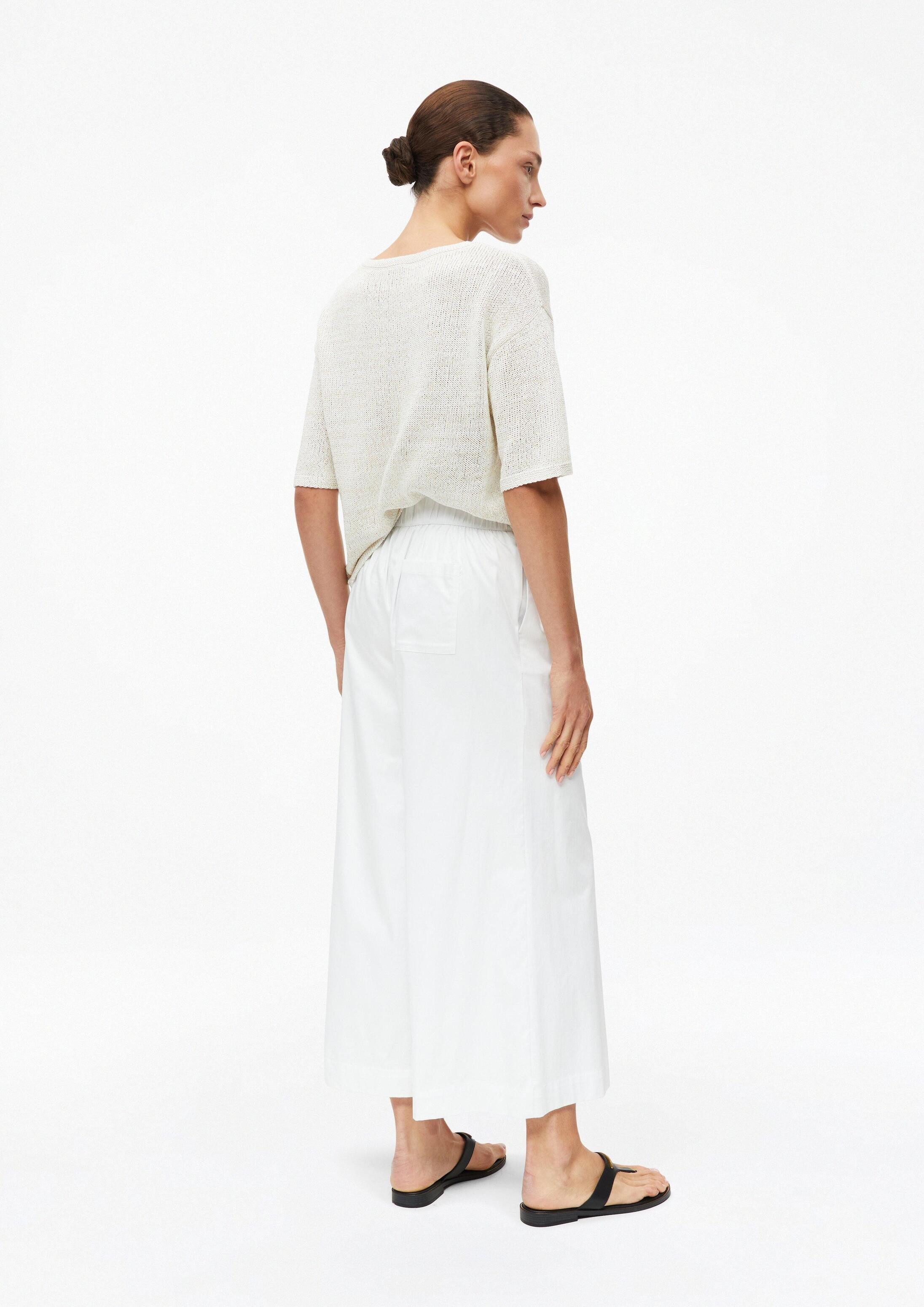 s.Oliver Culotte Hose Wide-Leg-Culotte aus Popeline