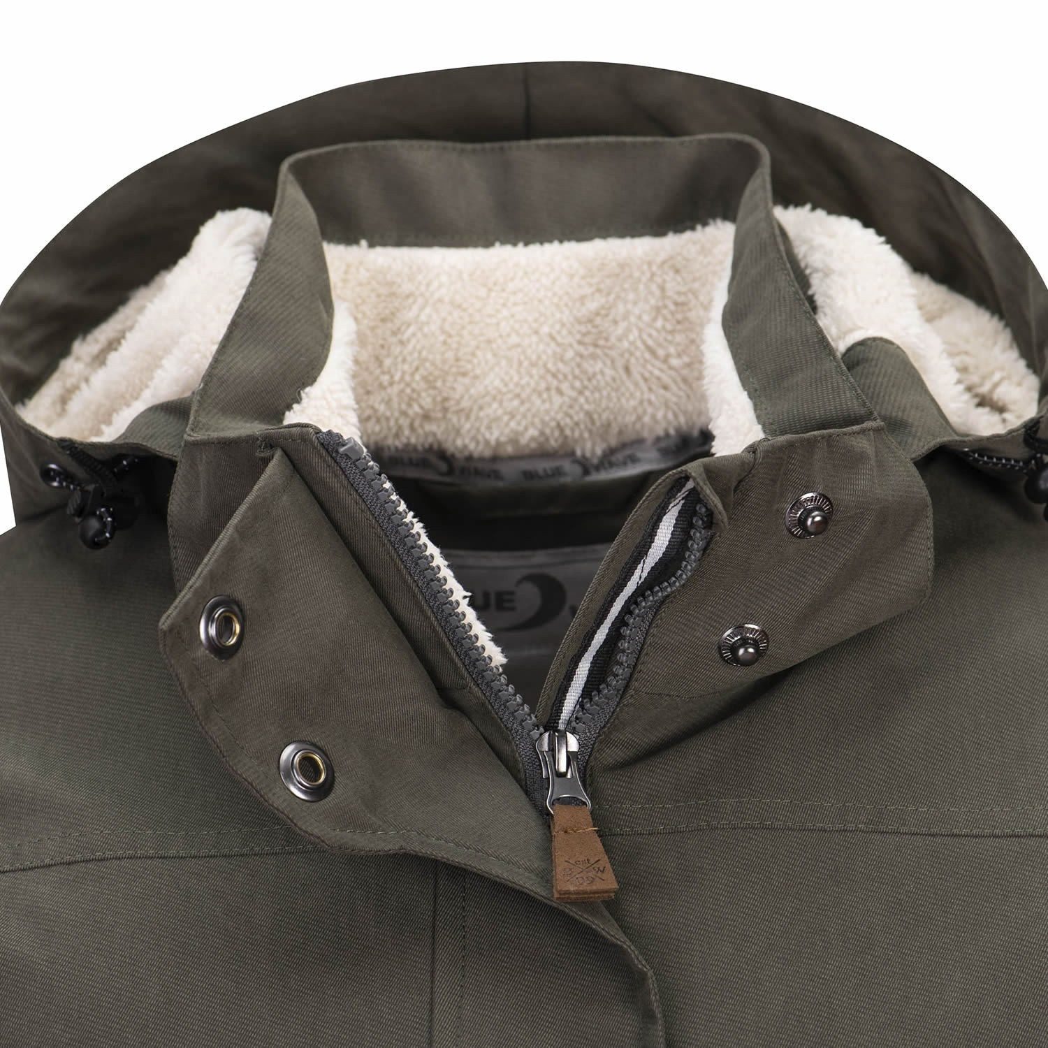 RennerXXL Regenmantel Blue Wave Anke Gefütterter Damen Winterparka Steppfutter große Größen Wasserdichter Damen Winterparka in Übergrößen mit Kapuze