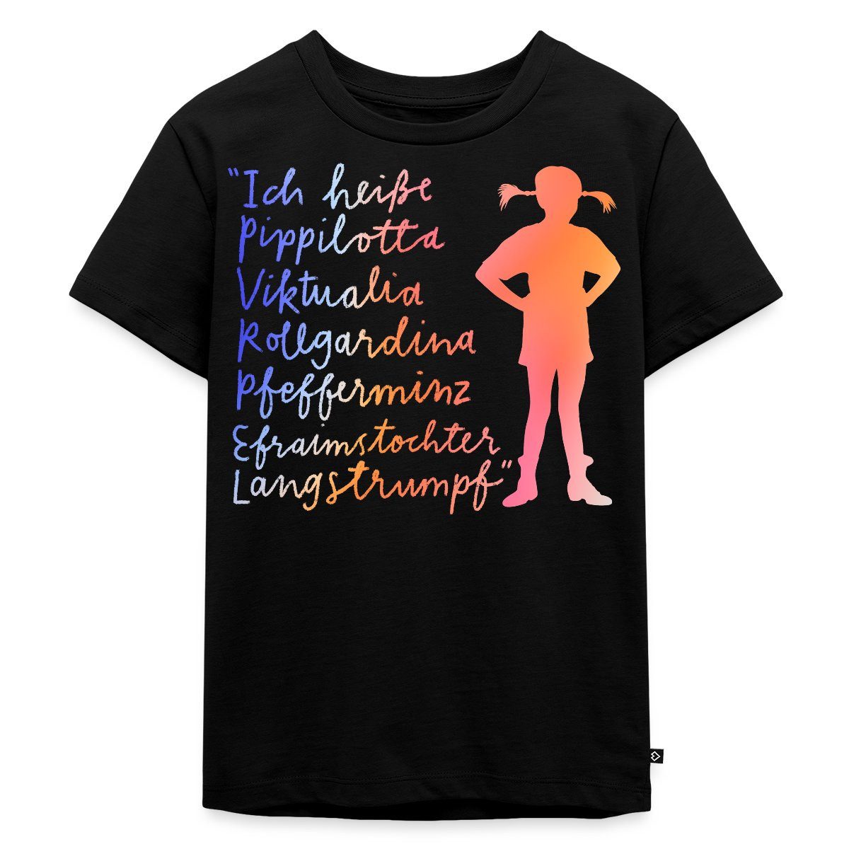 Spreadshirt T-Shirt Pippi Langstrumpf Ich Heiße … Kinder Premium T-Shirt (1-tlg)