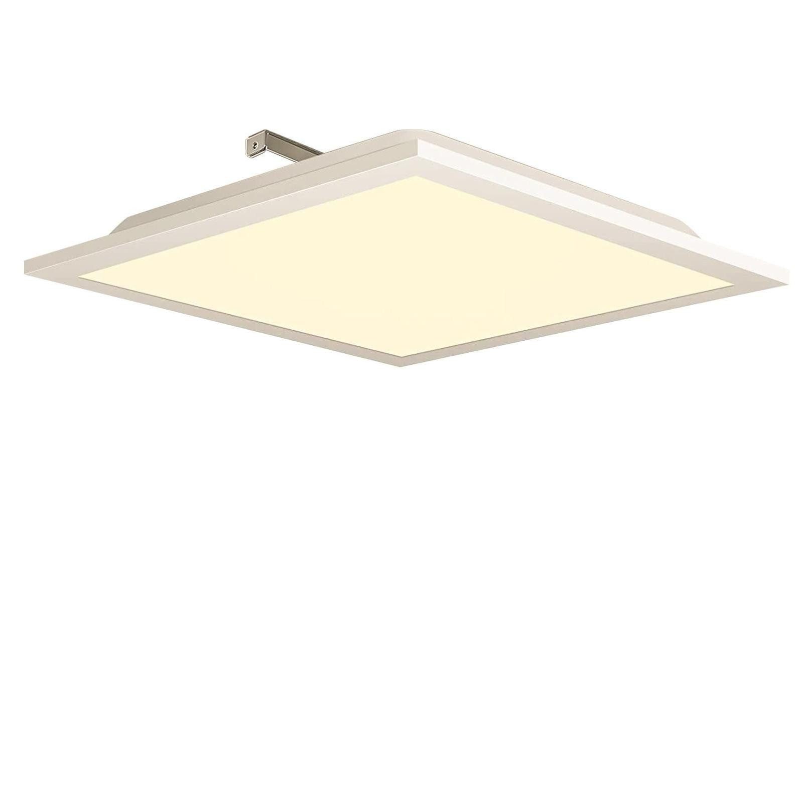 Nettlife LED Deckenleuchte Wohnzimmer Weiß Panel günstig online kaufen