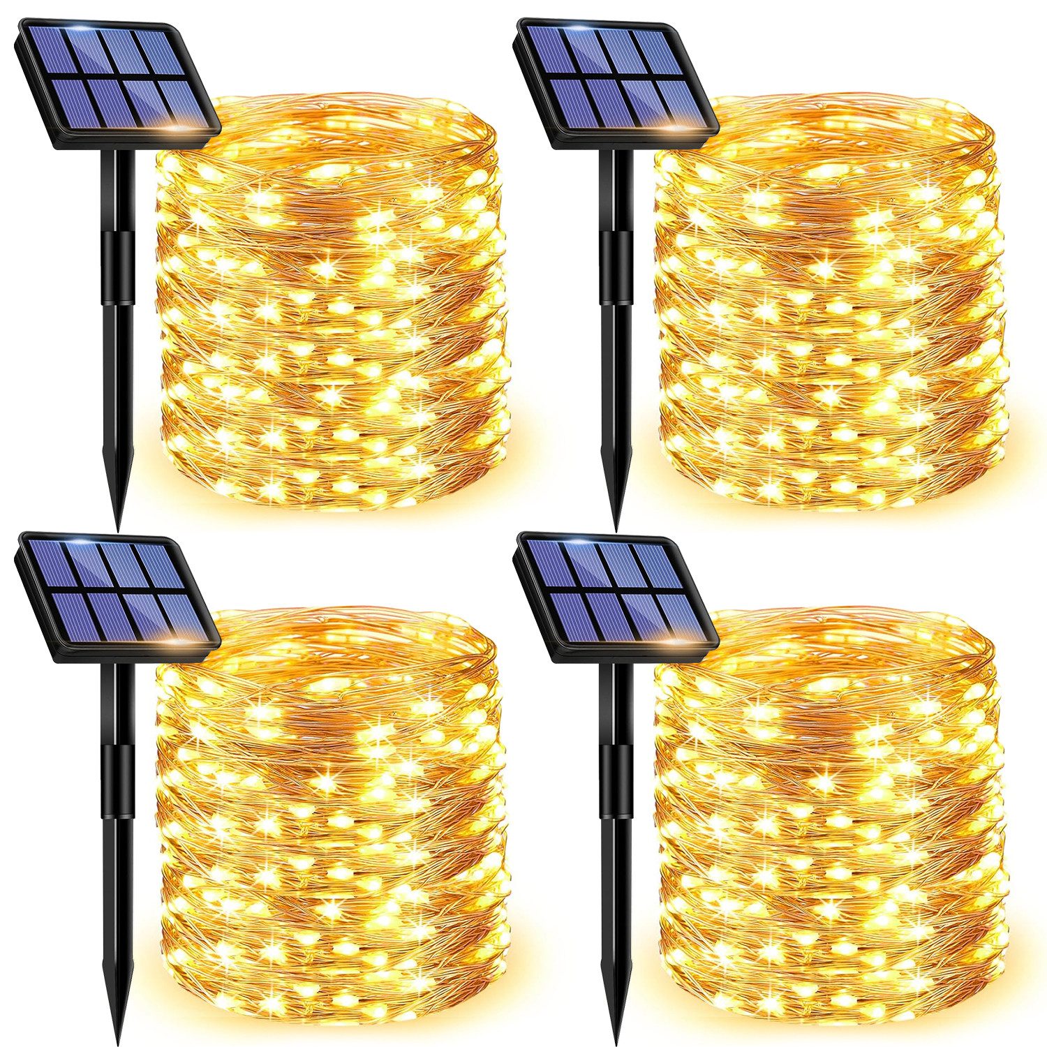 ZEUOPQ LED-Lichterkette Lichterketten Solar Lichterkette wasserdicht günstig online kaufen