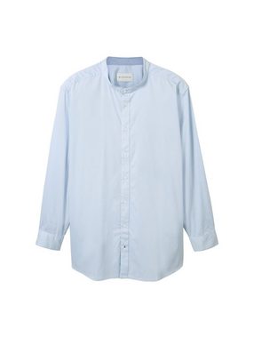 TOM TAILOR PLUS Langarmhemd Plus - Hemd mit Stehkragen