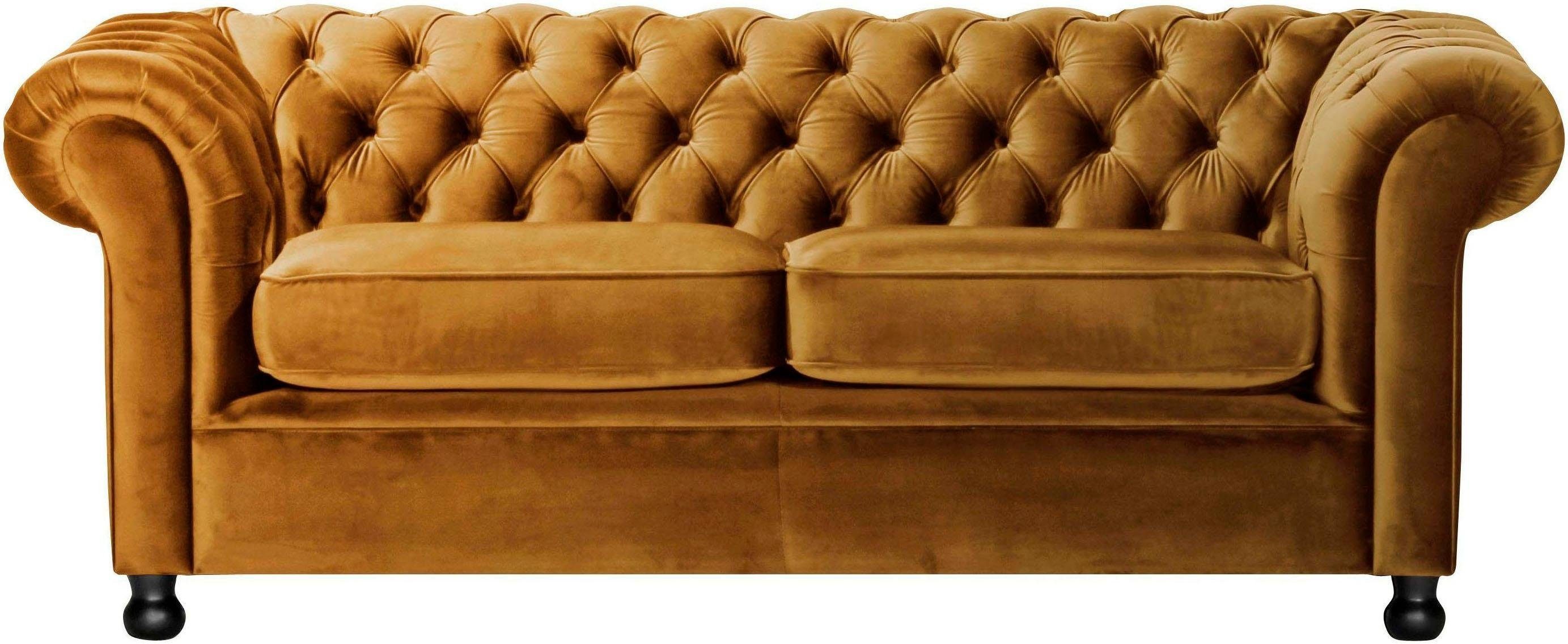 Home affaire Chesterfield-Sofa Chesterfield Home 3-Sitzer günstig online kaufen