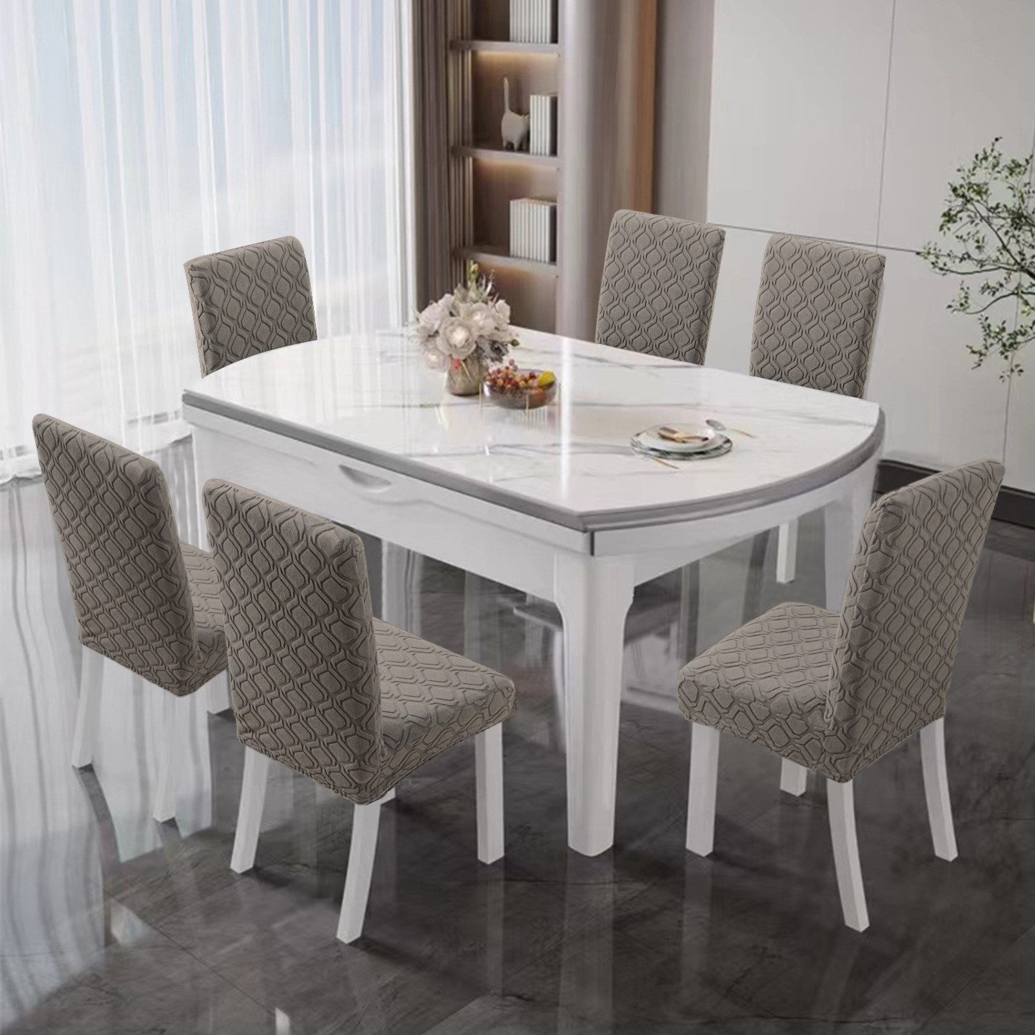 Coonoor Stuhlhusse Stretch Stuhlhussen Schwingstühle, Abnehmbarer Waschbare günstig online kaufen