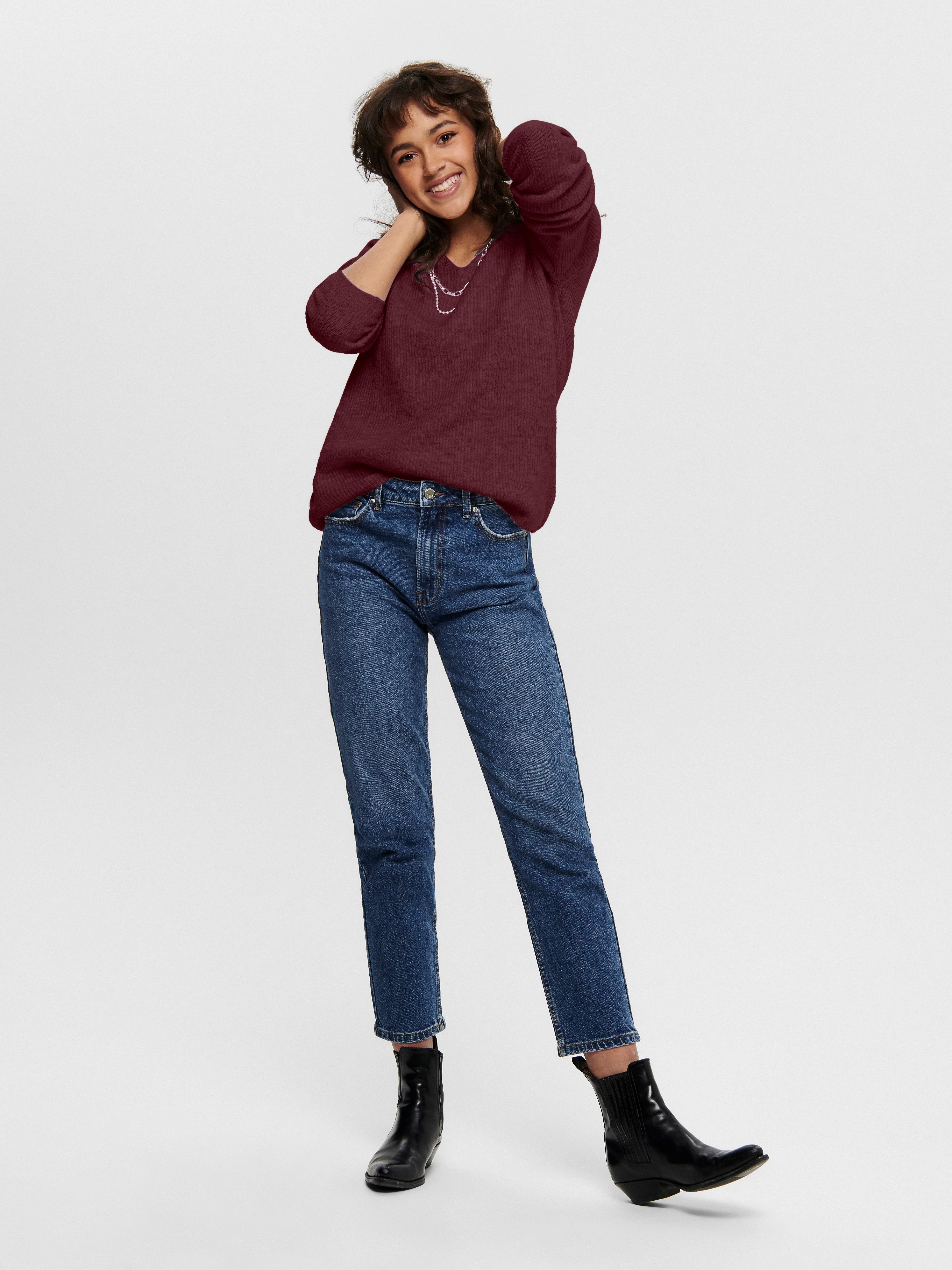 ONLY V-Ausschnitt-Pullover ONLCAMILLA V-NECK L/S PULLOVER günstig online kaufen