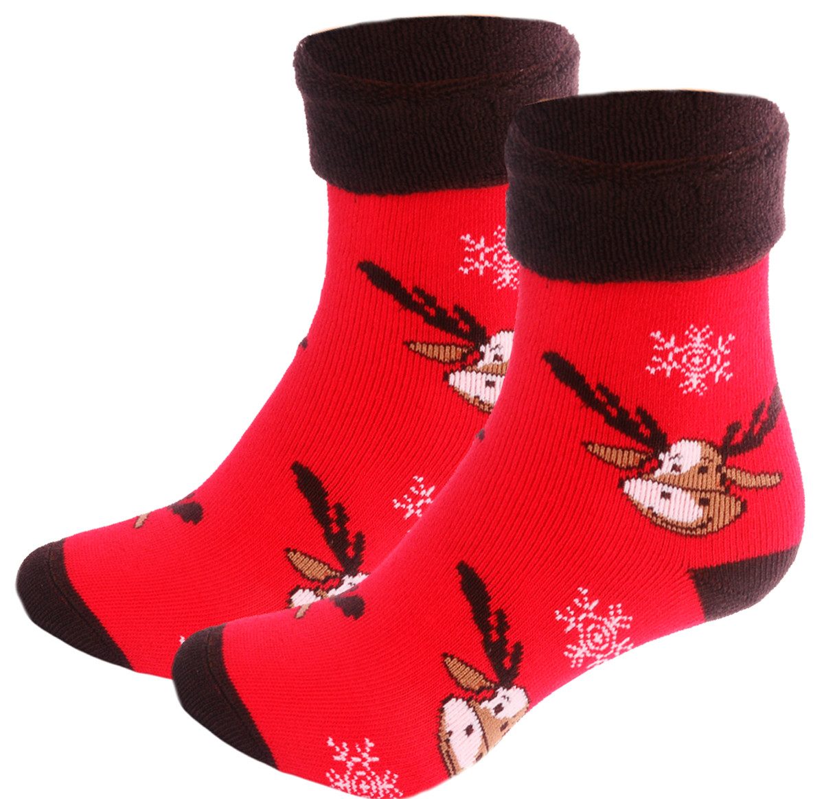 Martinex Thermosocken Носки Weihnachten warme Weihnachtssocken 35 38 39 42 Frottee Socks kuschelig, weich, warm, weihnachtlich, 33 34 35 36 37 38 39