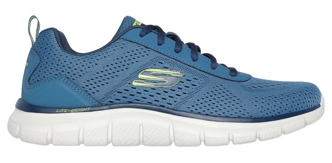 Skechers TRACK-LESHUR Schnürschuh Freizeitschuh, Trainingsschuh im Materialmix