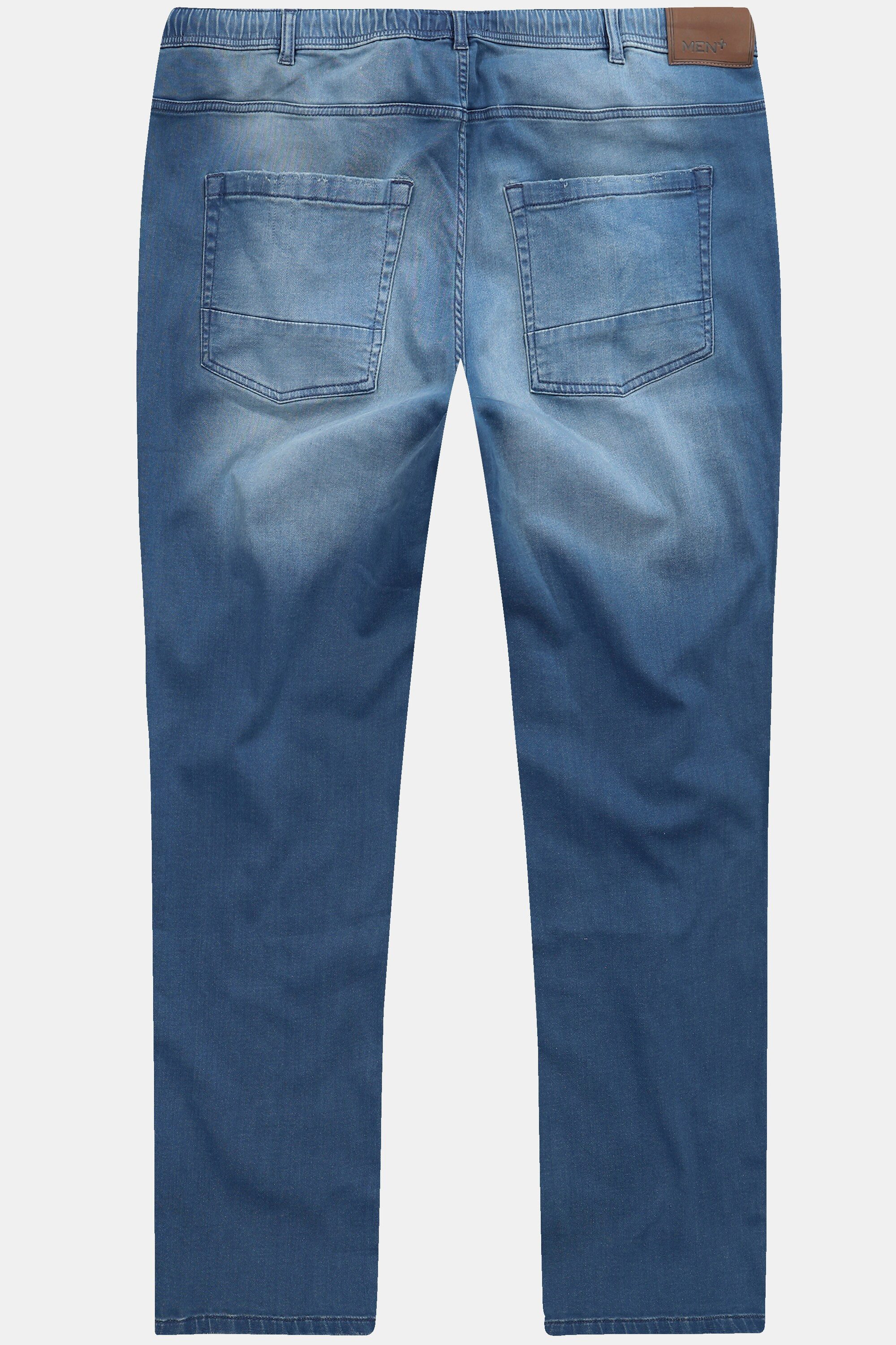 Men Plus 5-Pocket-Jeans Schlupfjeans Bauchfit Straight Fit 5-Pocket