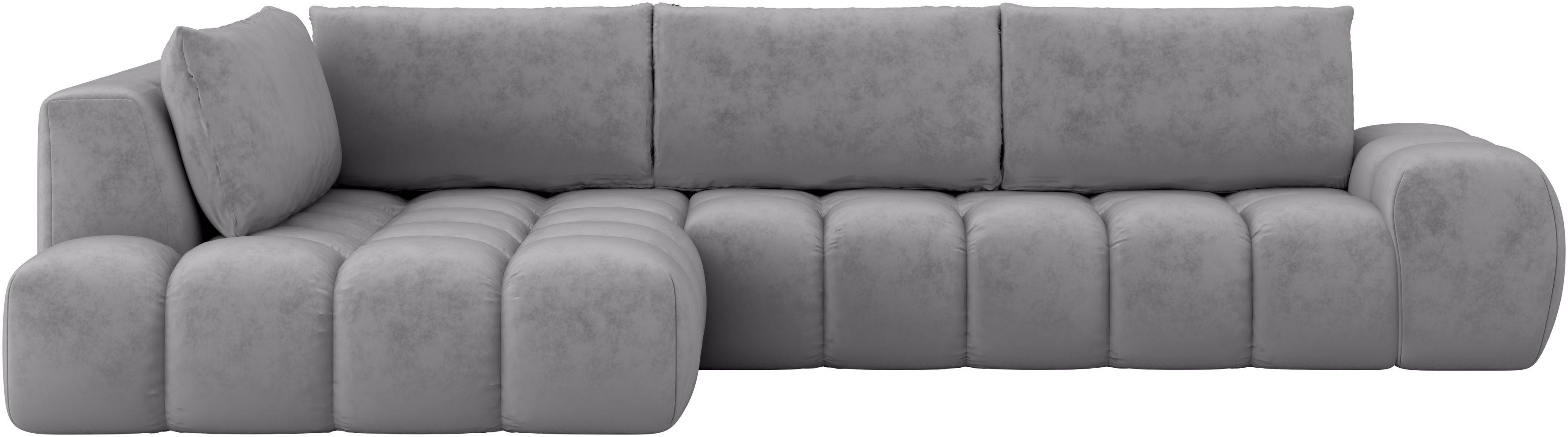 INOSIGN Ecksofa "AZITA Designsofa, elegant und bequem L-Form, Bubble-Optik" günstig online kaufen