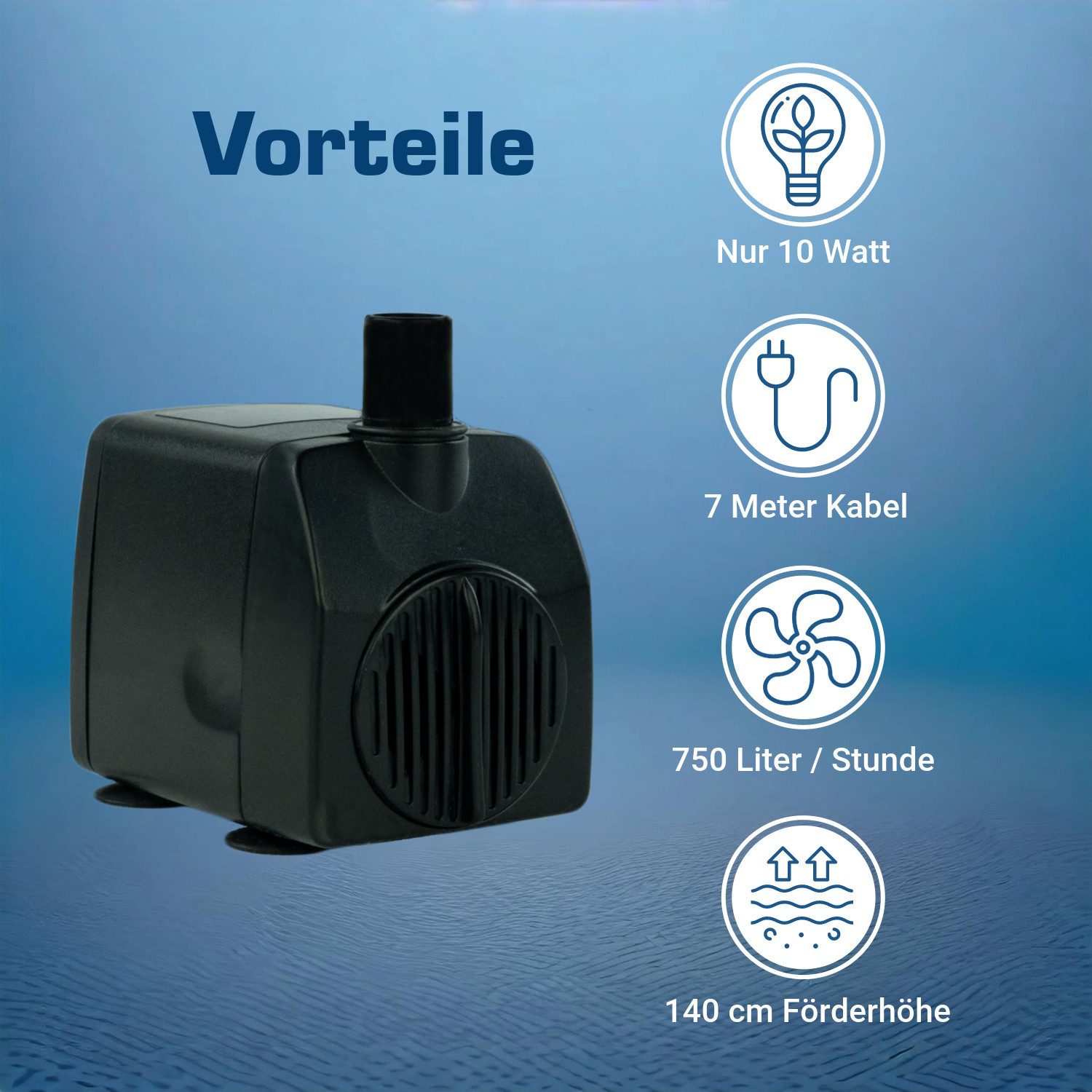 KERRY Springbrunnenpumpe Wasserspiel-Pumpe 12 V – günstig online kaufen