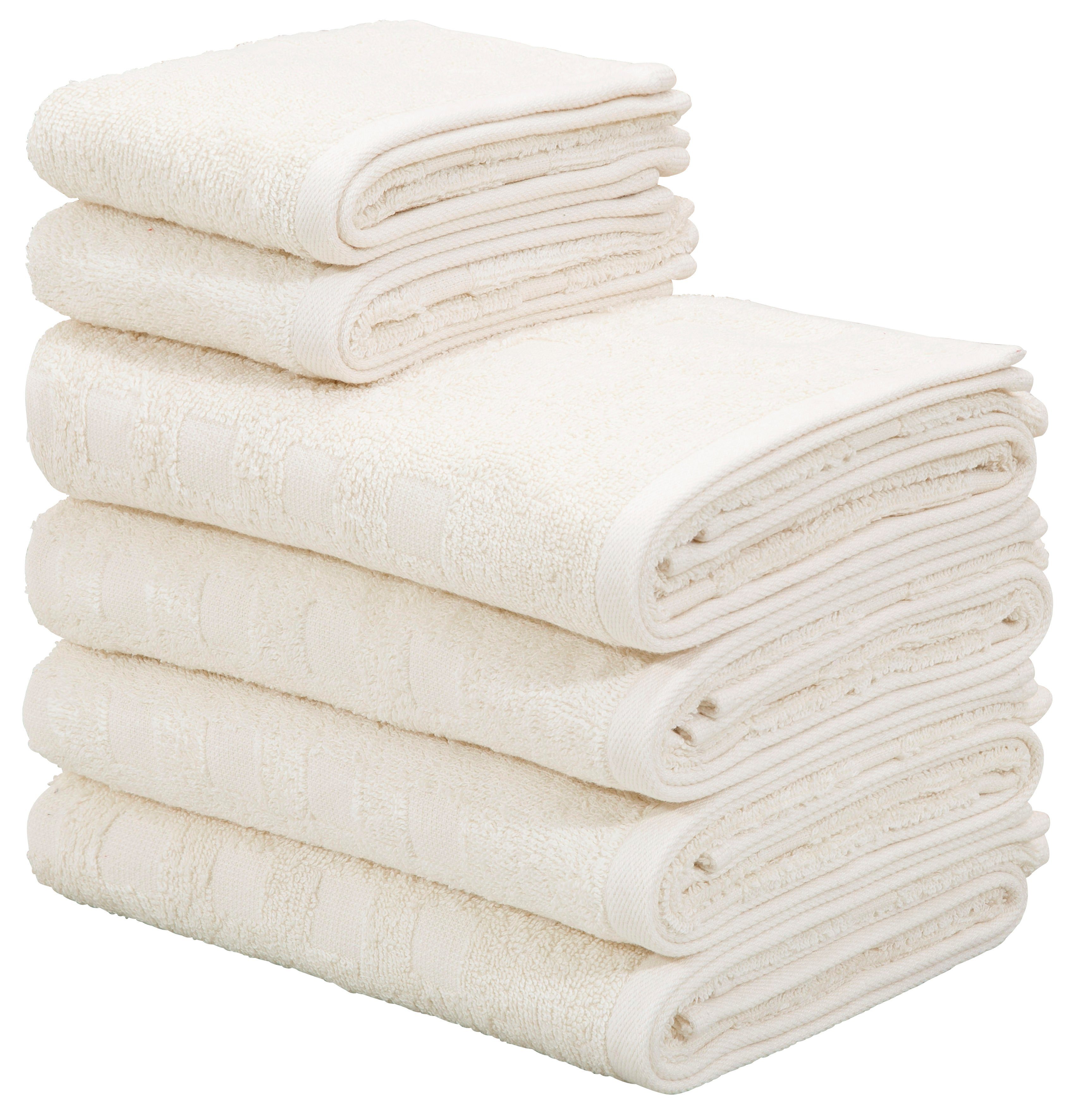 Creme Handtuch-Sets online kaufen | OTTO