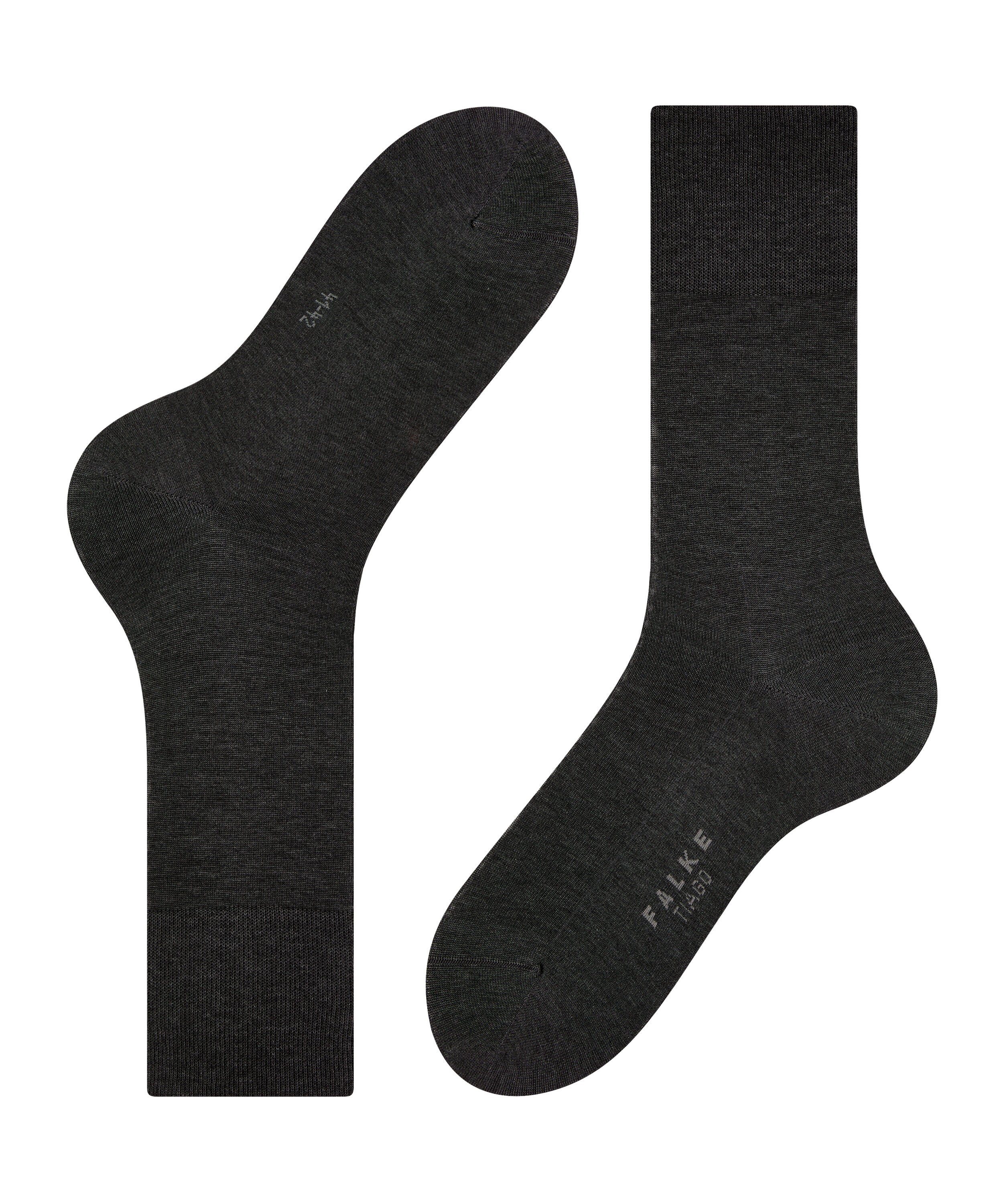 FALKE Tiago (1-Paar) (3190) Socken anthracite mel.