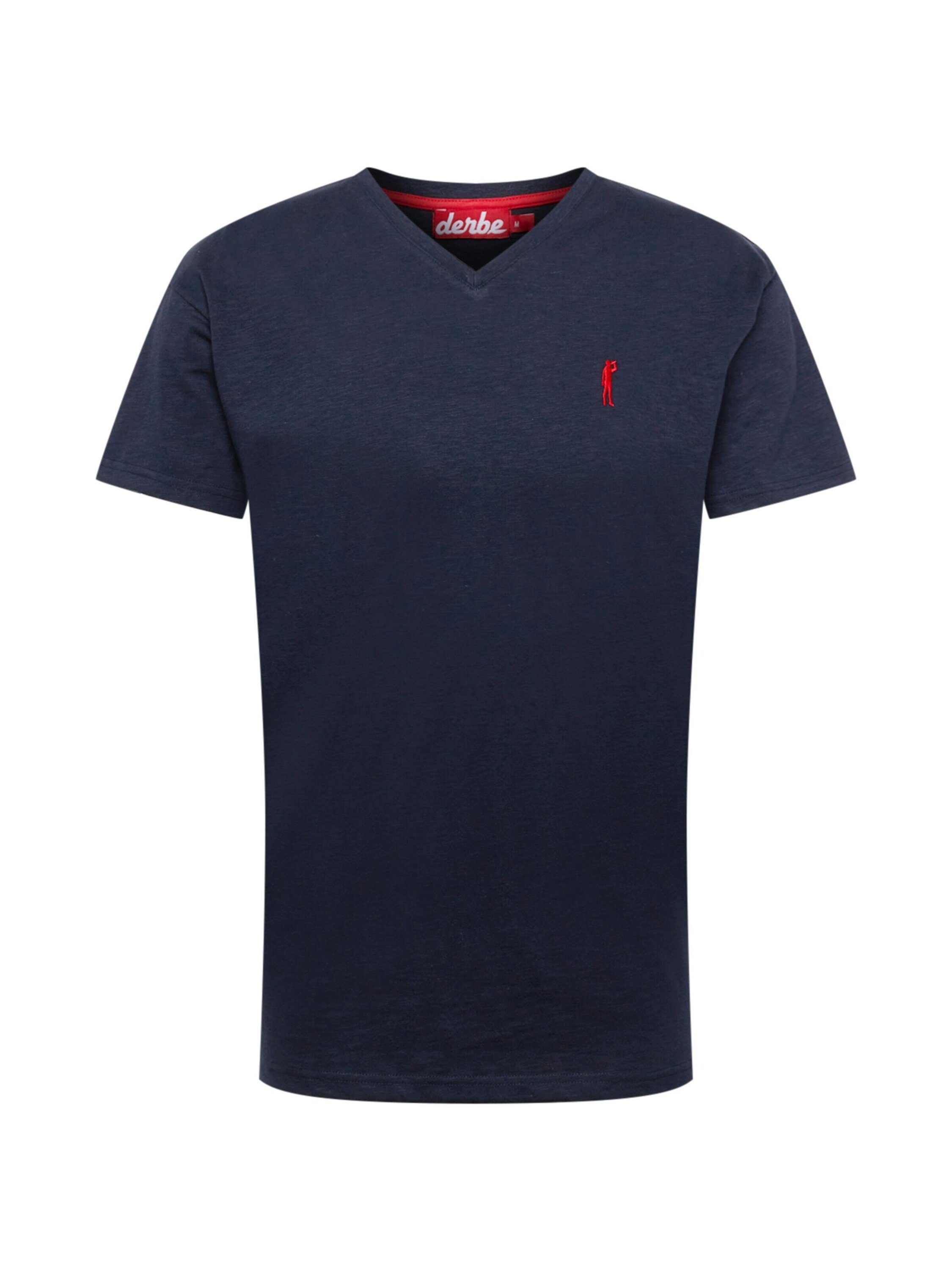 Derbe (1-tlg) Navy T-Shirt