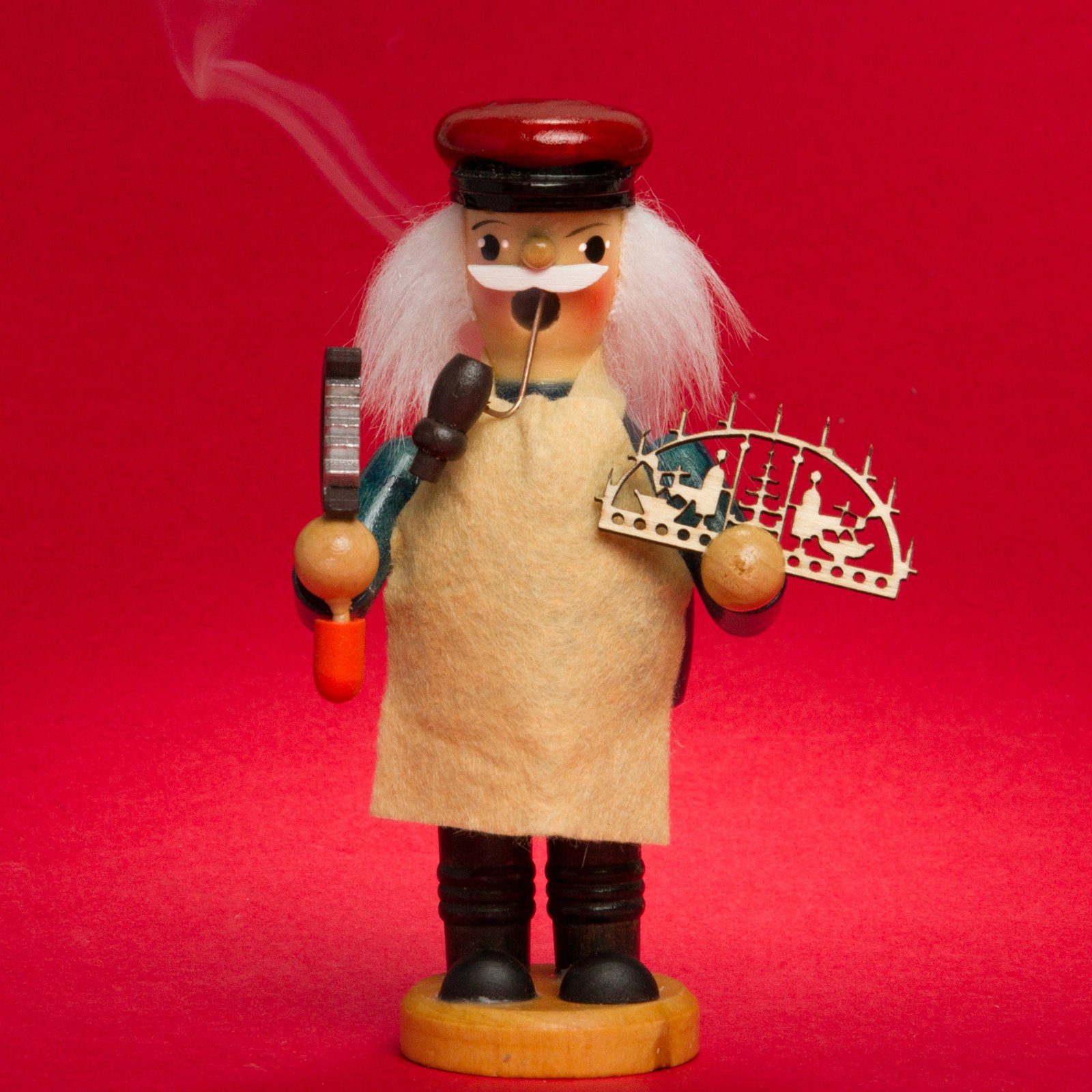 SIKORA Weihnachtsfigur RM-C Räuchermännchen aus Holz günstig online kaufen