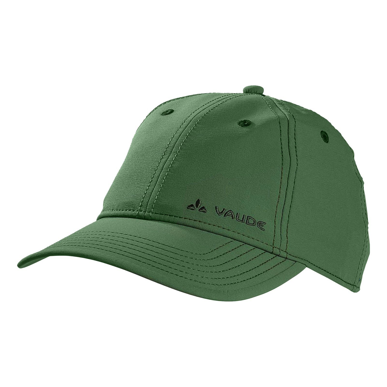 VAUDE Baseball Cap Softshell Cap mit gesticktem Vaude-Logo auf der Front Grün