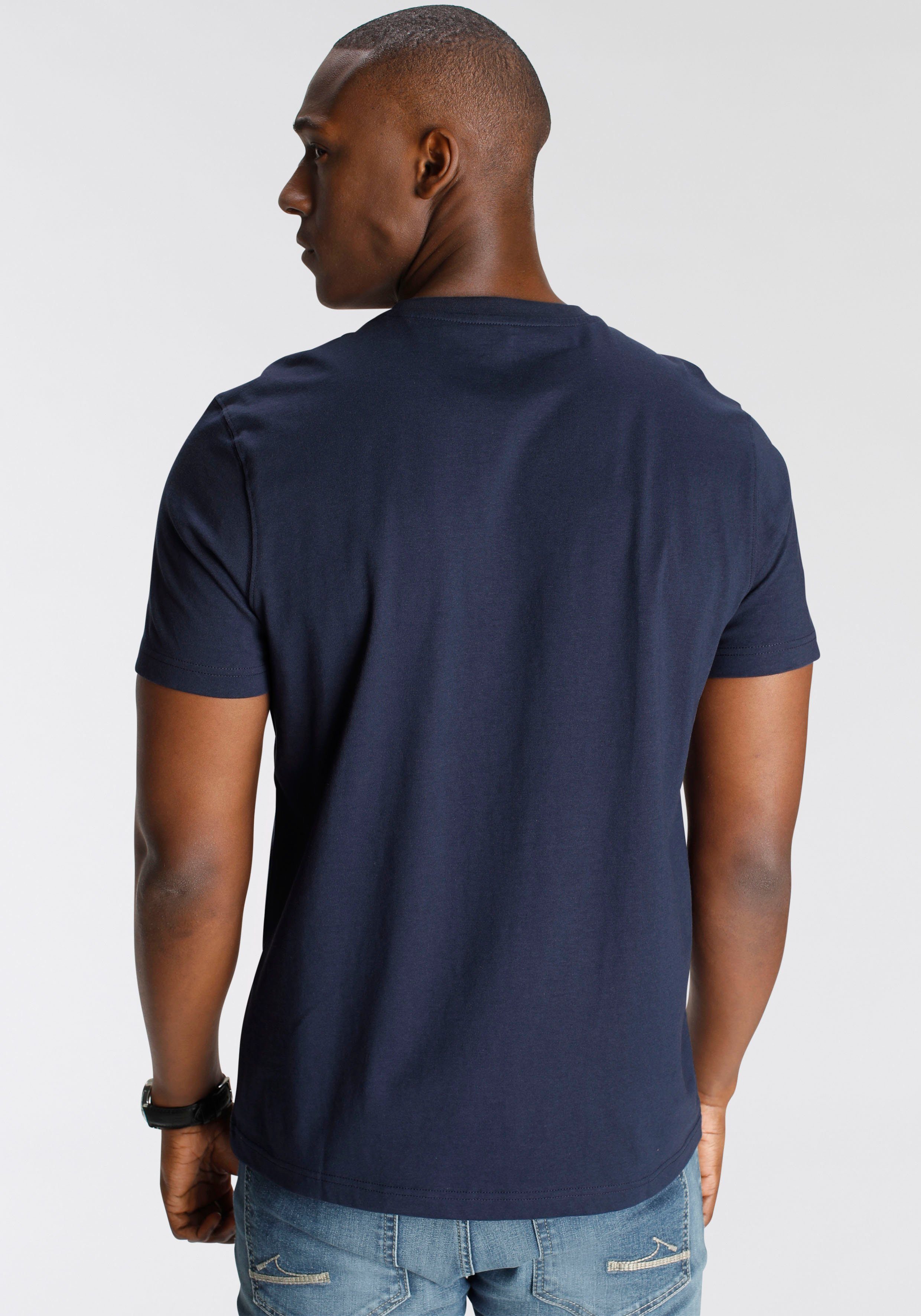 DELMAO T-Shirt Kurzarm, bedruckt, Rundhals, aus günstig online kaufen