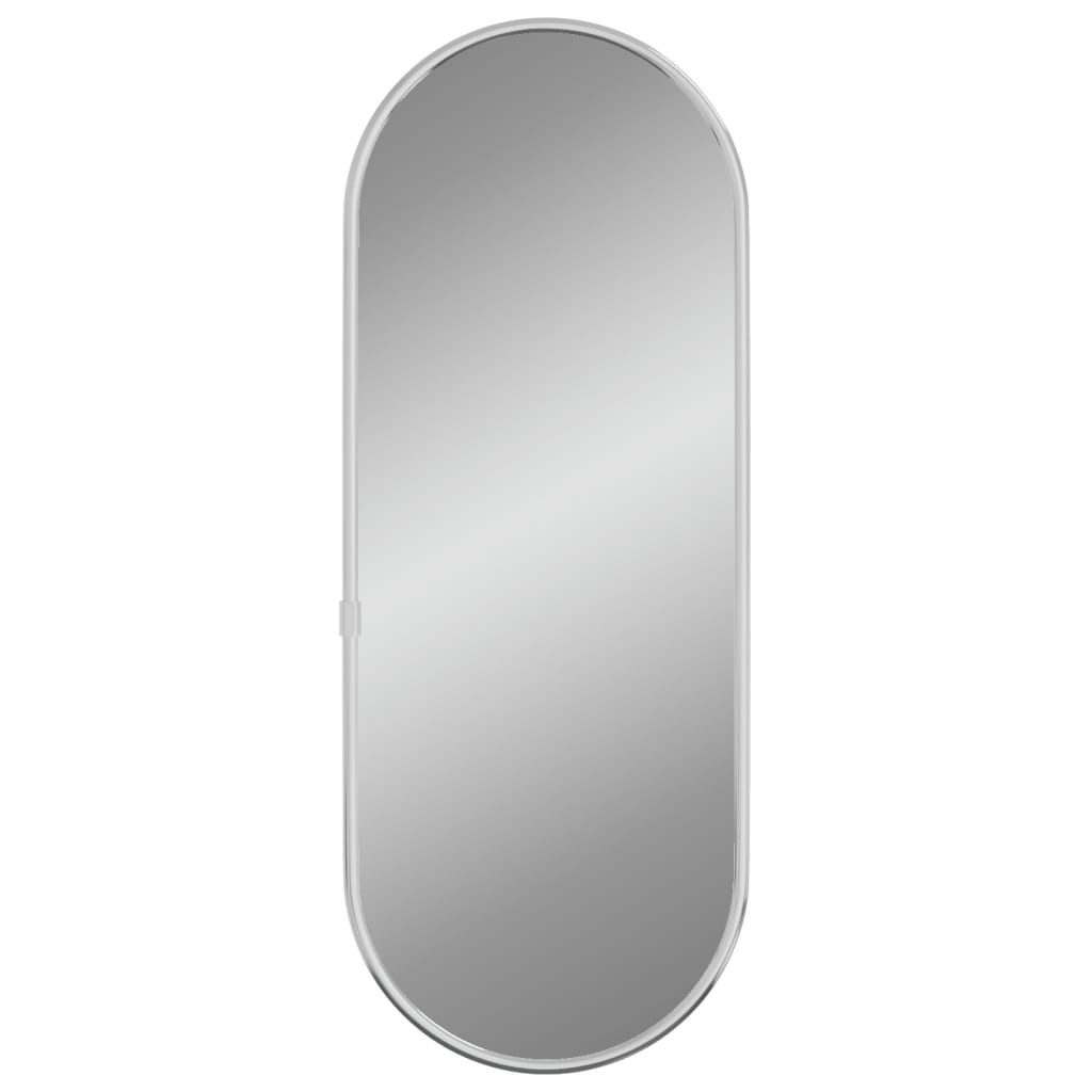 vidaXL Spiegel 40 x 15 cm Wandspiegel Silbern 40x15 cm Oval