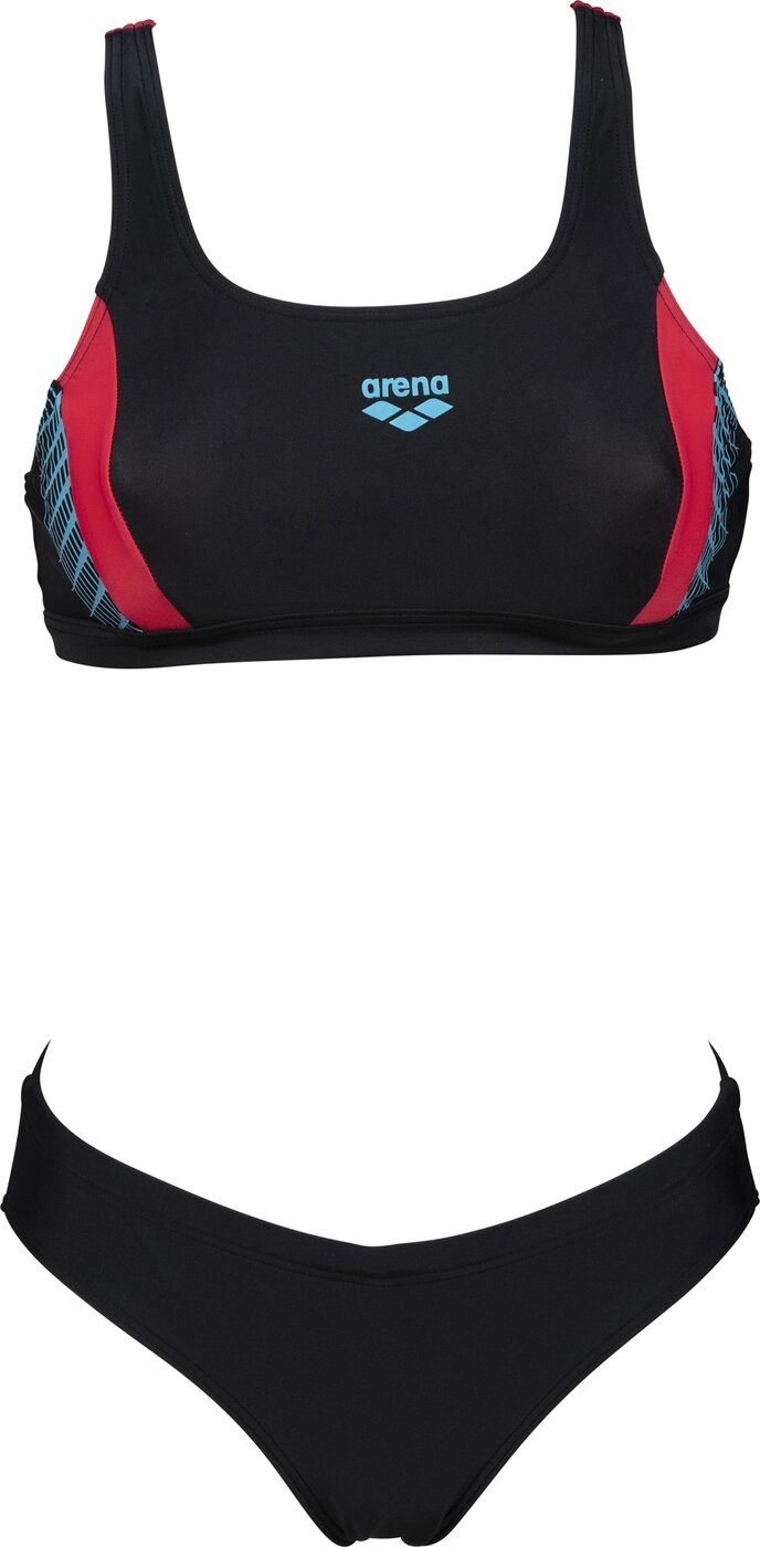 Arena Bikini-Hose W THREEFOLD TWO PIECES BLACK-BLACK-ANGURIA