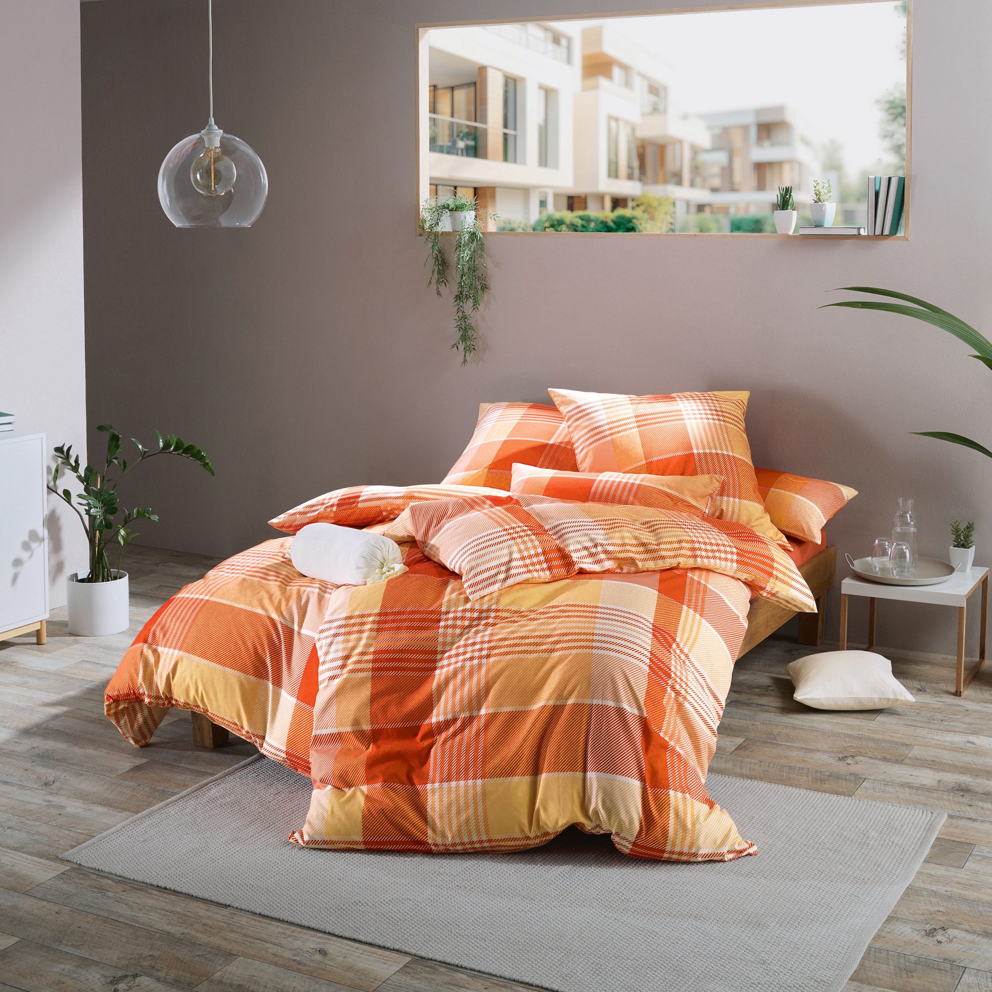 REDBEST Bettwäsche Bettwäsche, Microfaser, Microfaser-Satin Karo günstig online kaufen