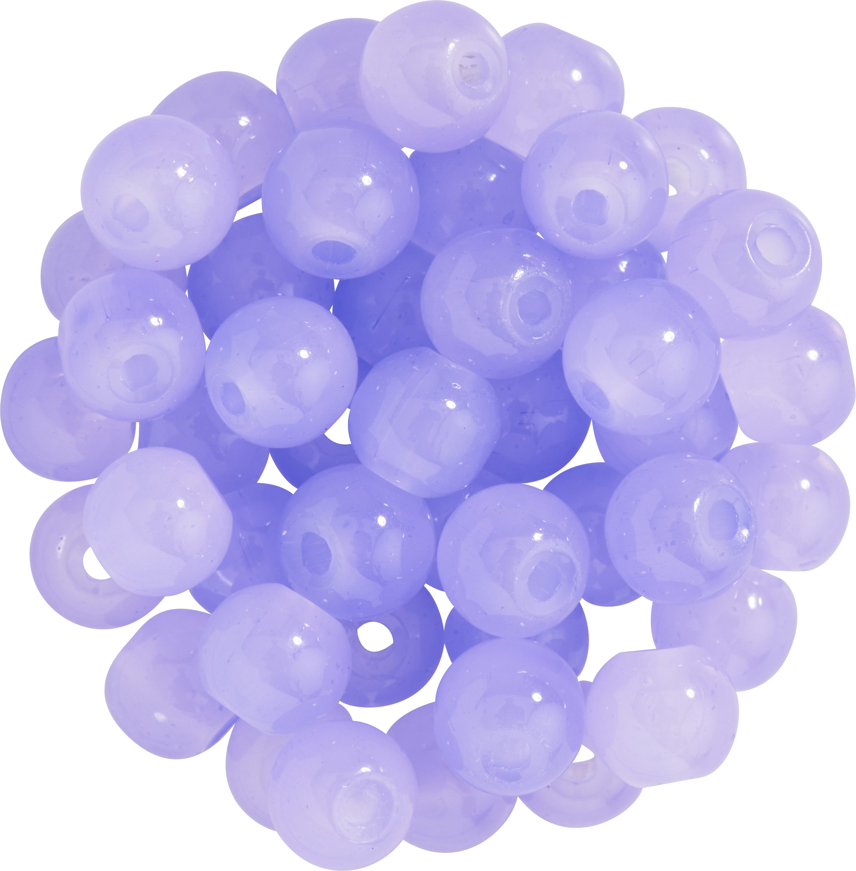 Pracht Bastelperlen Glasperlen Pastell, 6 mm
