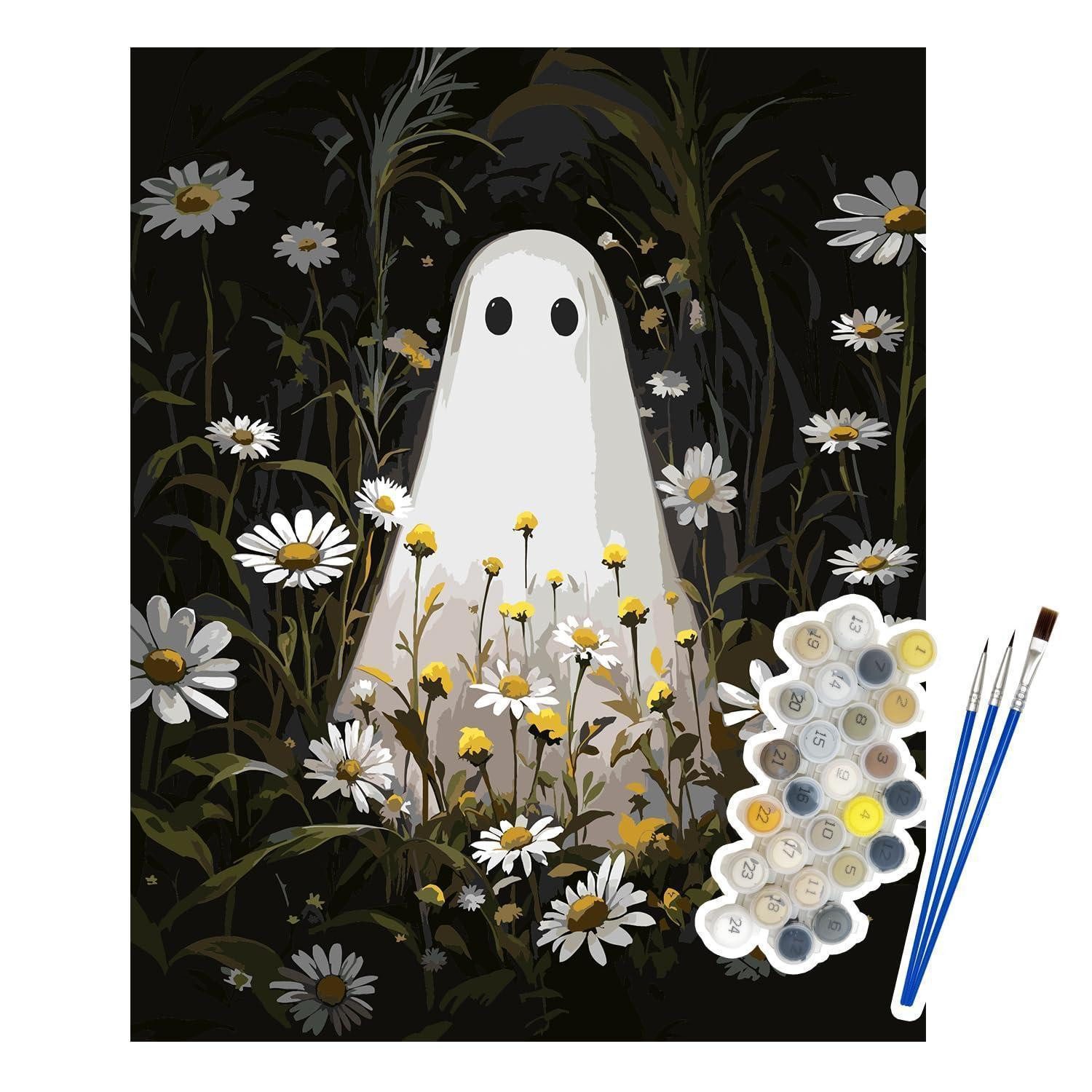 LuxusKollektion Kreativset Malen nach Zahlen Halloween Geist 40x50cm
