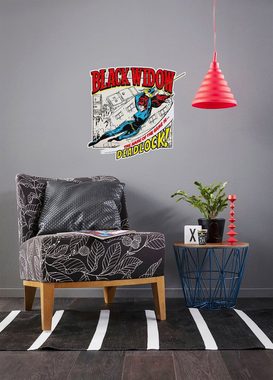Komar Wandtattoo Black Widow Comic Classic (1 St), 50x70 cm (Breite x Höhe), selbstklebendes Wandtattoo