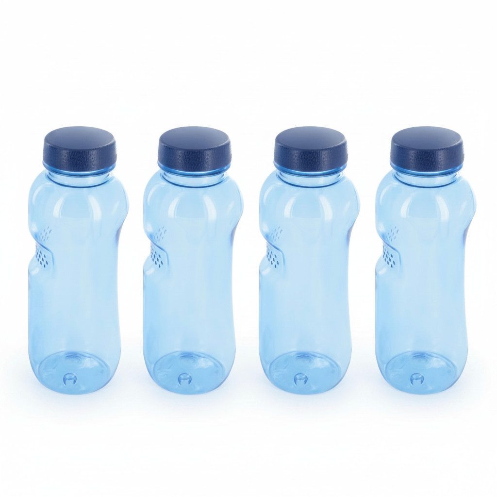 Greiner Trinkflasche, 4x Kavodrink Tritan 0,5 L BPA-frei