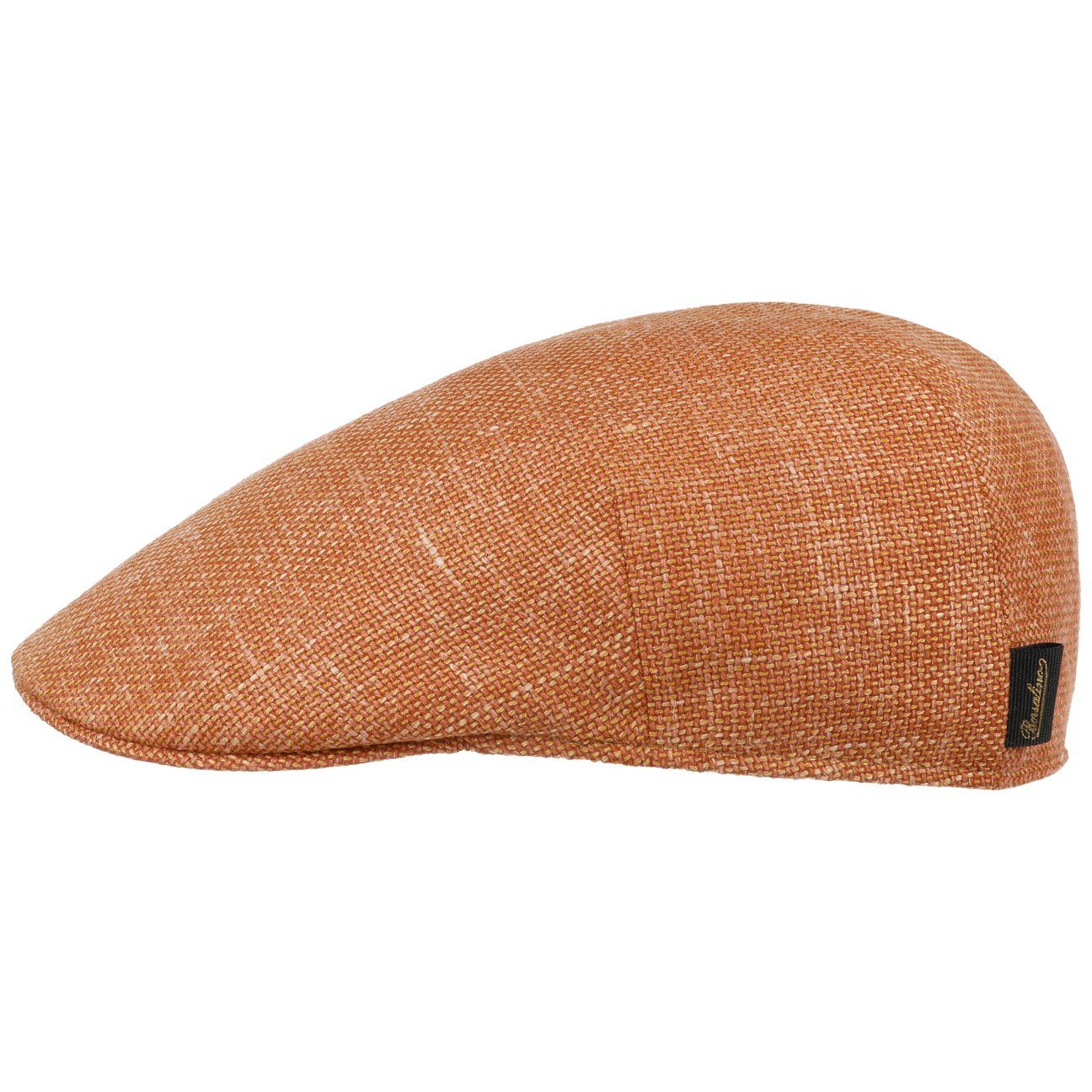 Borsalino Flat Cap (1-St) Schirmmütze mit Schirm, Made in Italy