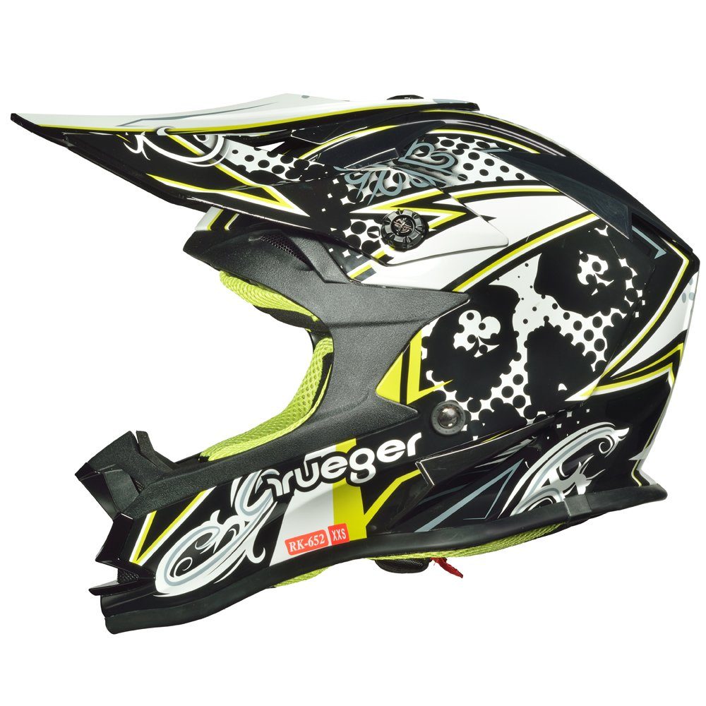 rueger-helmets Motorradhelm Crosshelme, in den Größen von XXXS-XXL