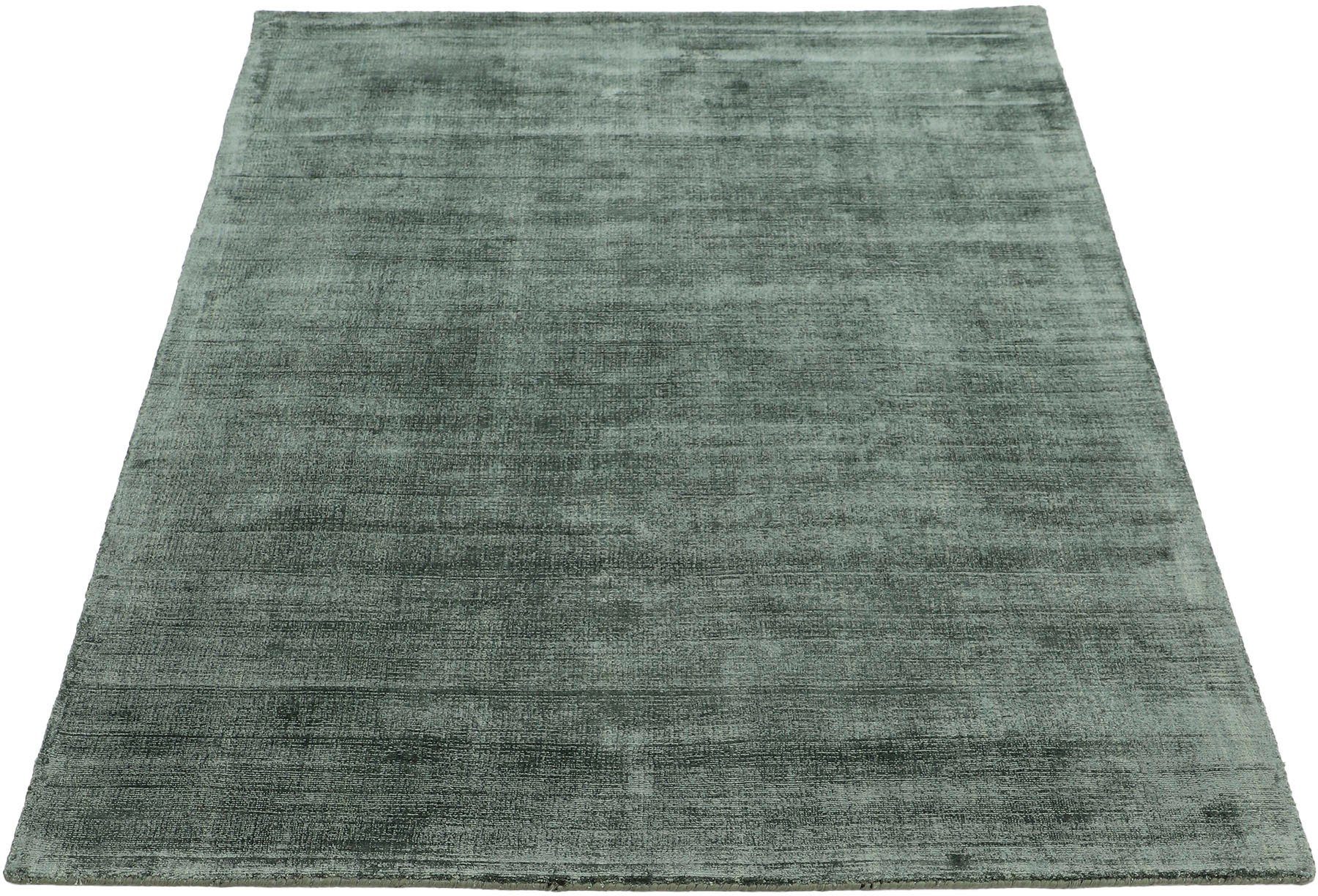 carpetfine Teppich »Ava Viskoseteppich«, rechteckig, 13 mm Höhe, Seidenopti günstig online kaufen