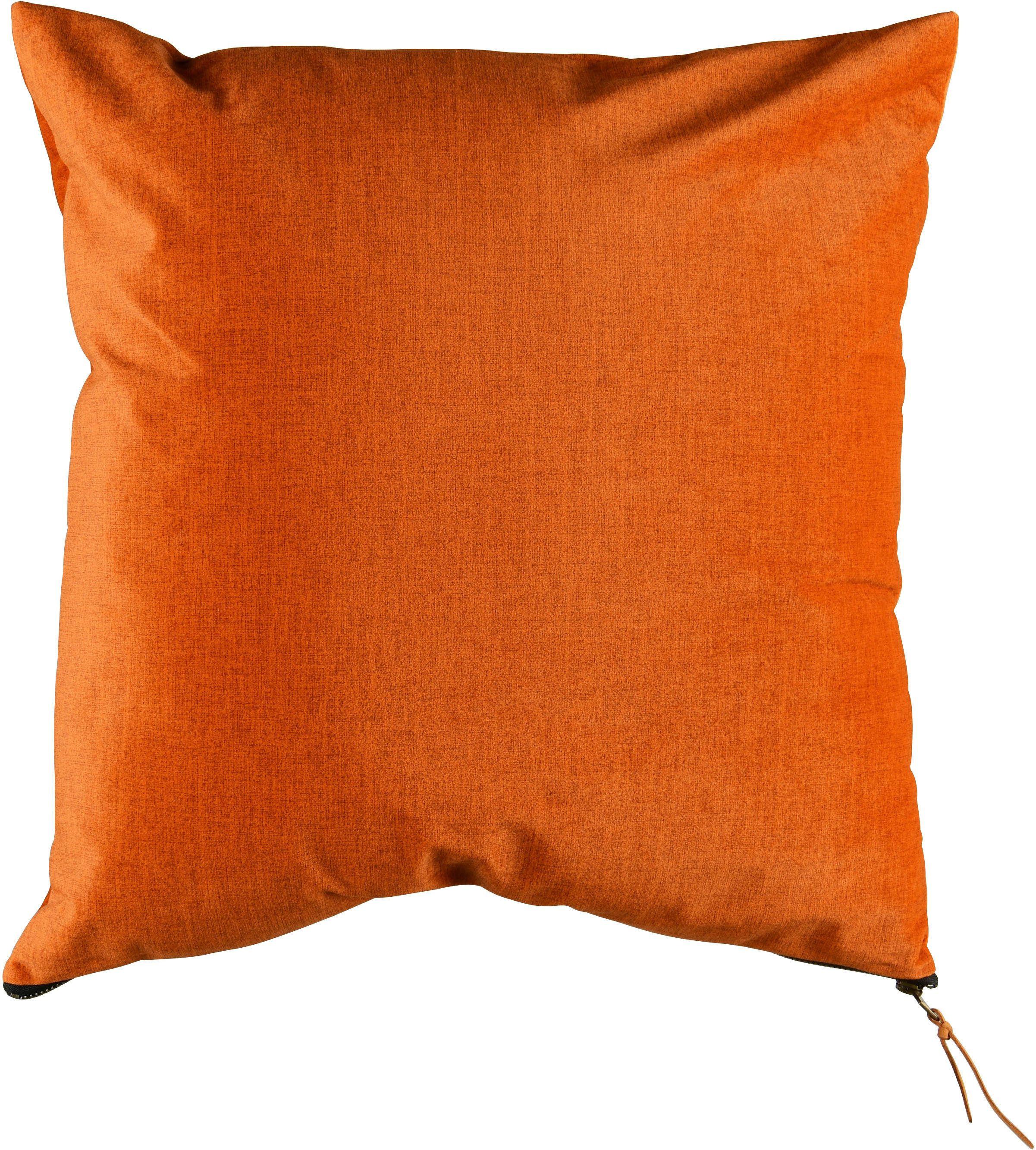 MIRRORS AND MORE Dekokissen FINN, unifarben, Dekokissen mit Füllung