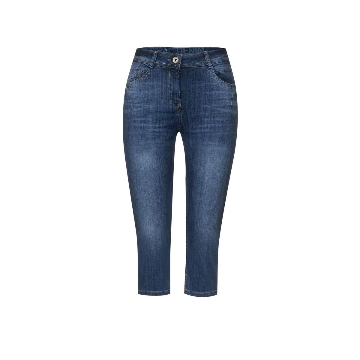 5-Pocket-Jeans Cecil (1-tlg) blau