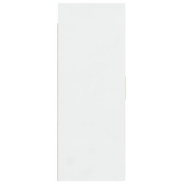 furnicato Sideboard Hängeschrank Weiß 69,5x34x90 cm