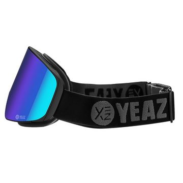 YEAZ Skibrille APEX magnet-ski-snowboardbrille grün, Premium-Ski- und Snowboardbrille für Erwachsene und Jugendliche