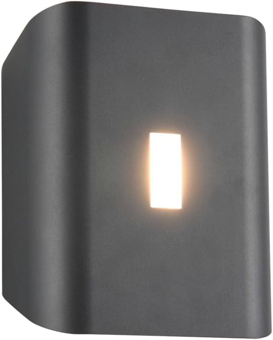 lightling LED Außen-Wandleuchte Sam, LED fest integriert, Warmweiß, Lichtfarbe einstellbar, IP54 Outdoor, Up- and down Beleuchtung